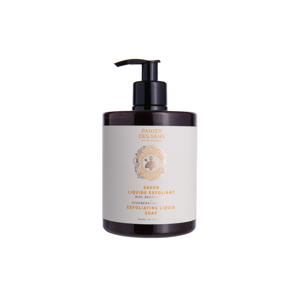 Cooked in small batch cauldrons to a traditional French recipe, this super soft liquid soap is enriched with pumice stone which gently cleanses the skin and guarantees a delicate exfoliation every day. 97% naturally sourced ingredients. Traditionally manufactured in Marseille, France. Vegan. 16.9 fl oz.