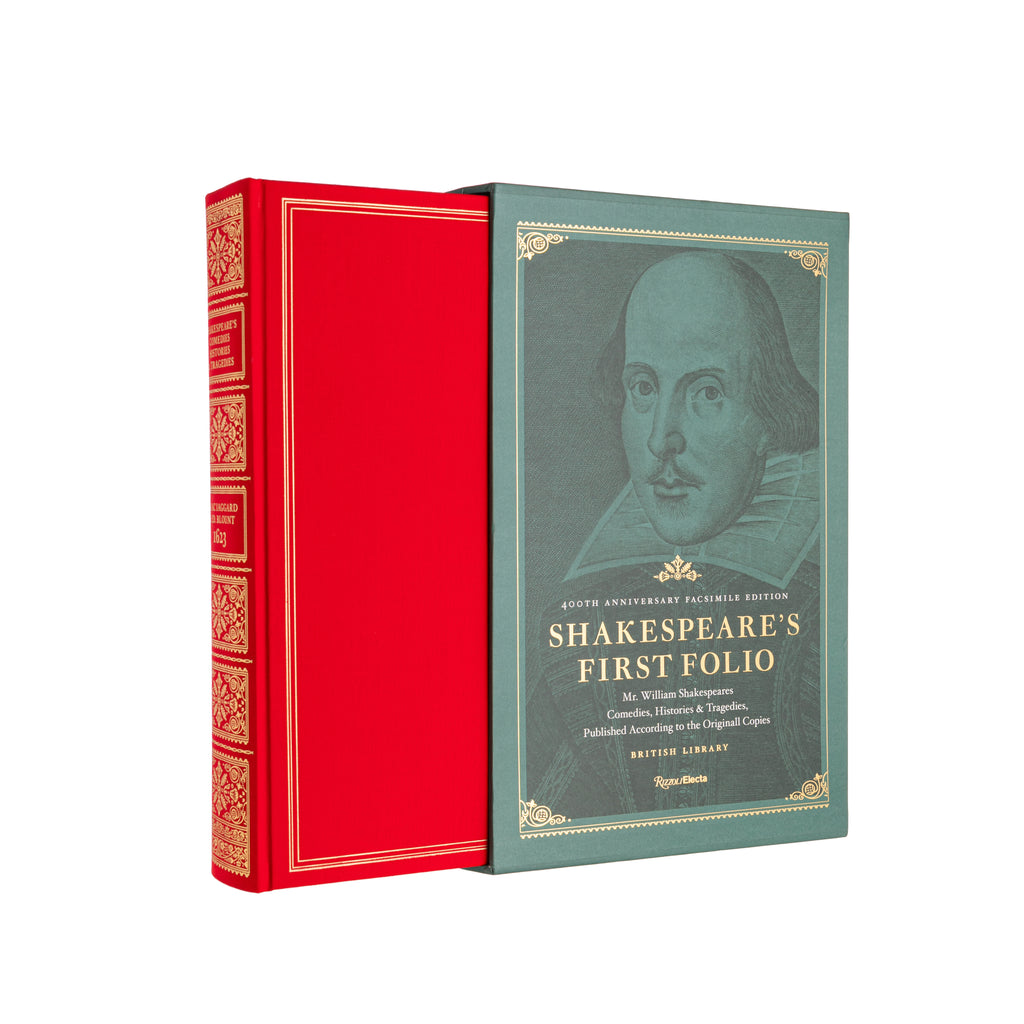 A full-size facsimile of one of the most complete early copies of the famed First Folio, selected and luxuriously produced by the British Library, is a must-have for actors, playwrights, and bibliophiles as well as anyone who truly loves the art of the English language. Limited edition, hardback book with case.