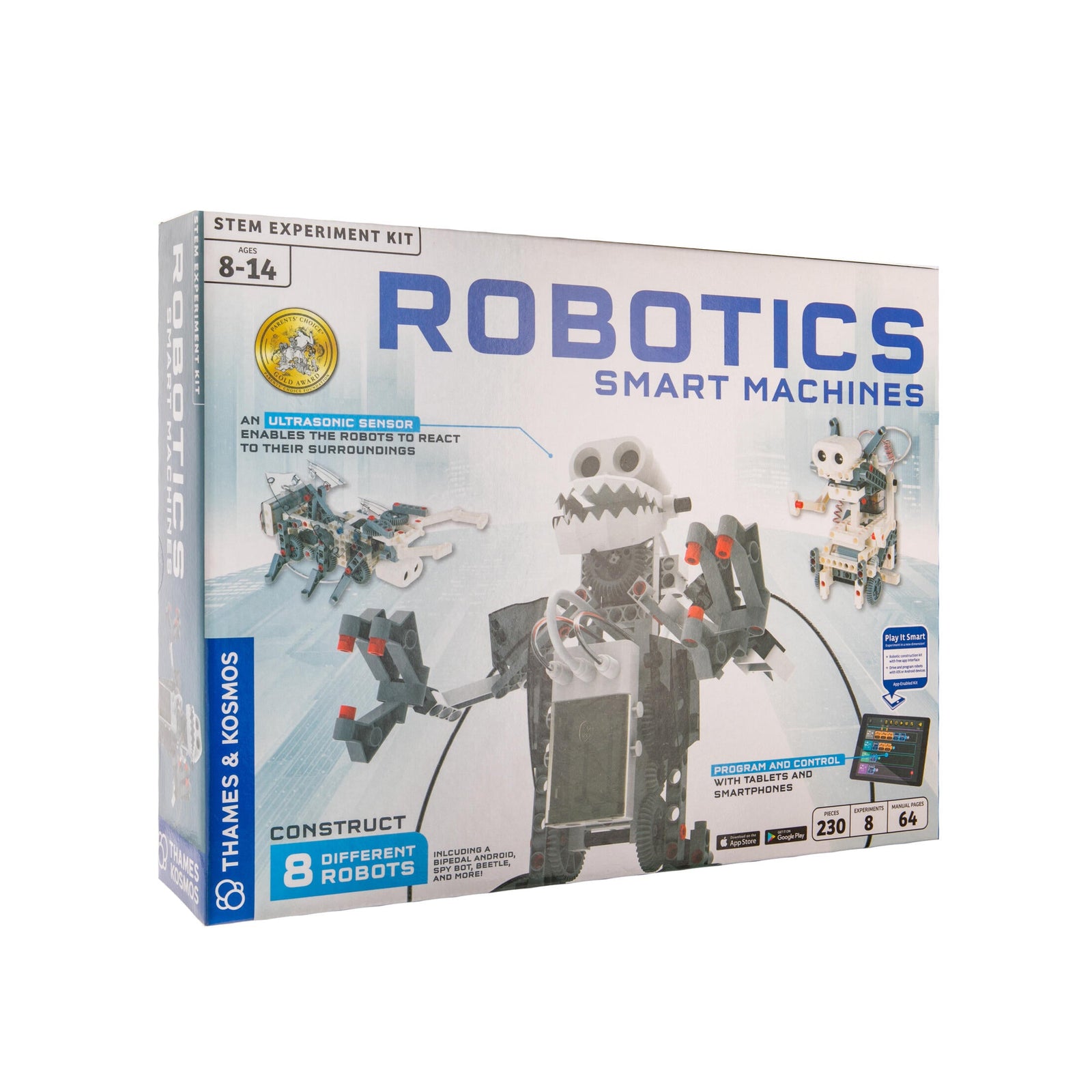 Box of Robotics Smart Machines STEM experiment kit on a white background