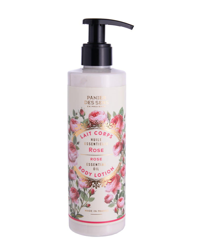 This delightfully light, easily absorbed body lotion is rich in natural shea butter and nourishing Olive oil. Subtle rose scent, reminiscent of a summer garden. Ideal for the whole body. Made with essential oils and other natural ingredients. Made in France Vegan 97% natural ingredients 8.4 fl oz