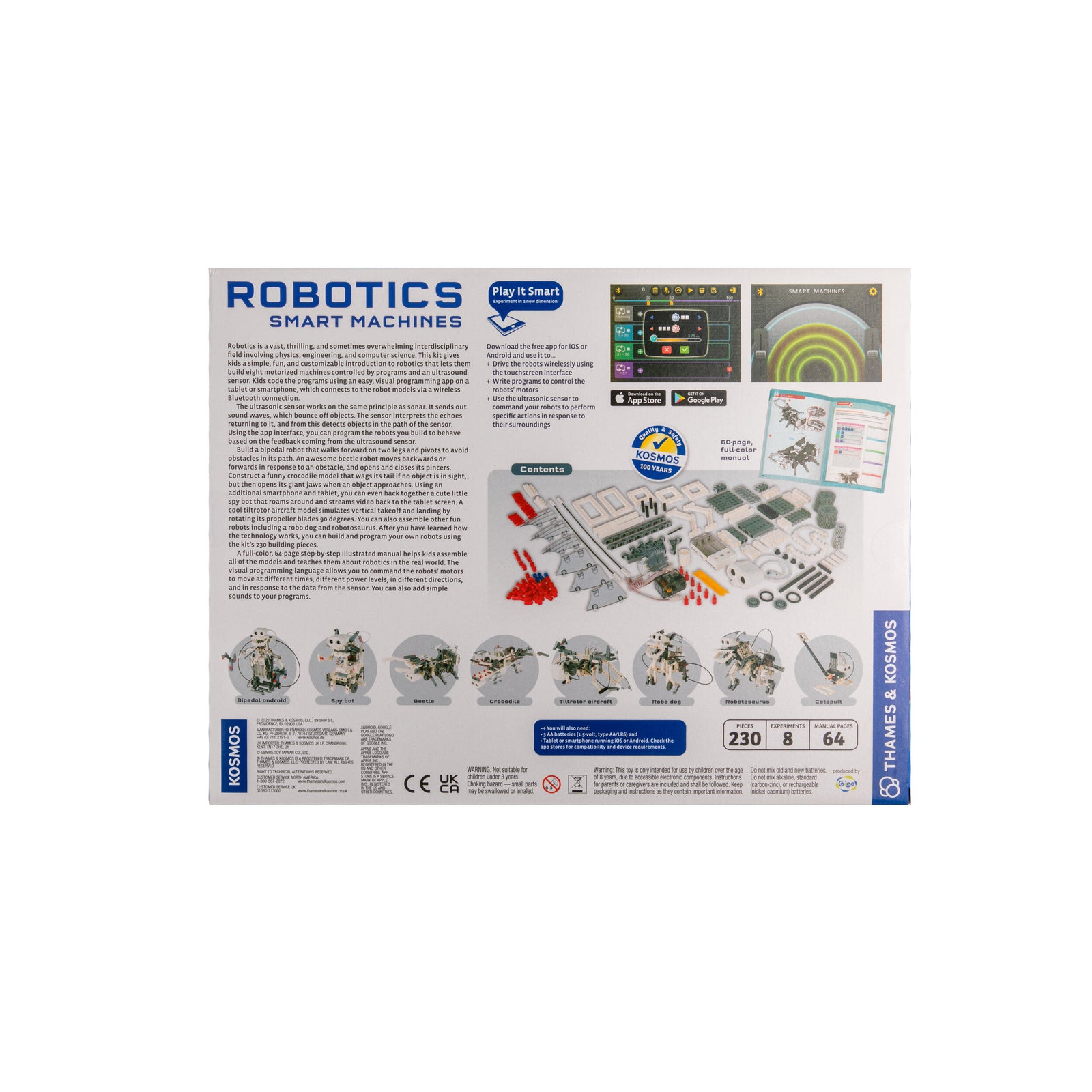 Box of Robotics Smart Machines STEM experiment kit on a white background