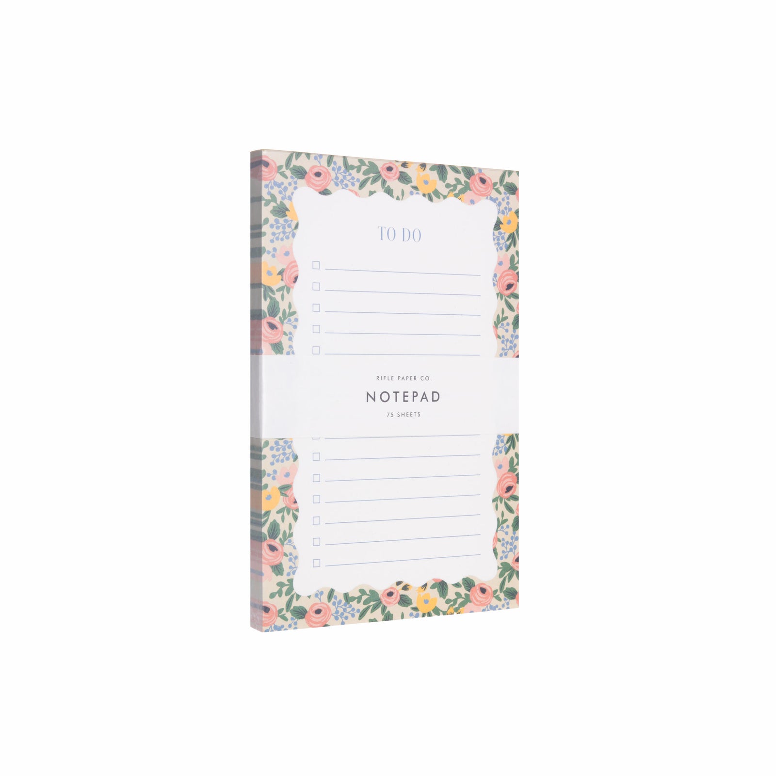 Stay on top of daily tasks or just leave a sweet note for a loved one with this Rosa checklist notepad. Its compact size makes it a perfect desk companion.