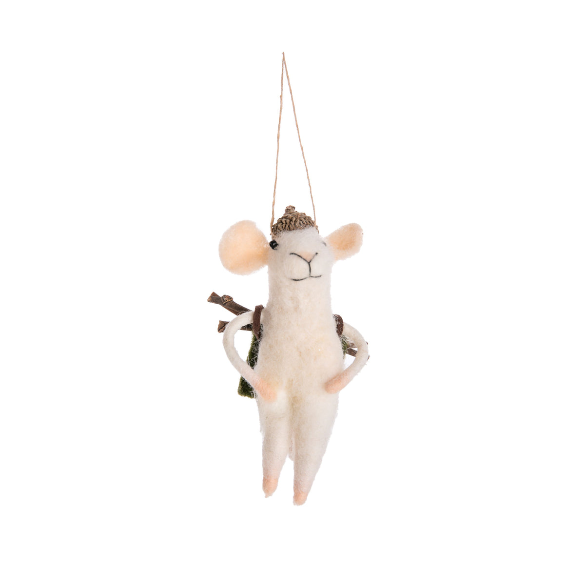 FELTED MOUSE ORNAMENT