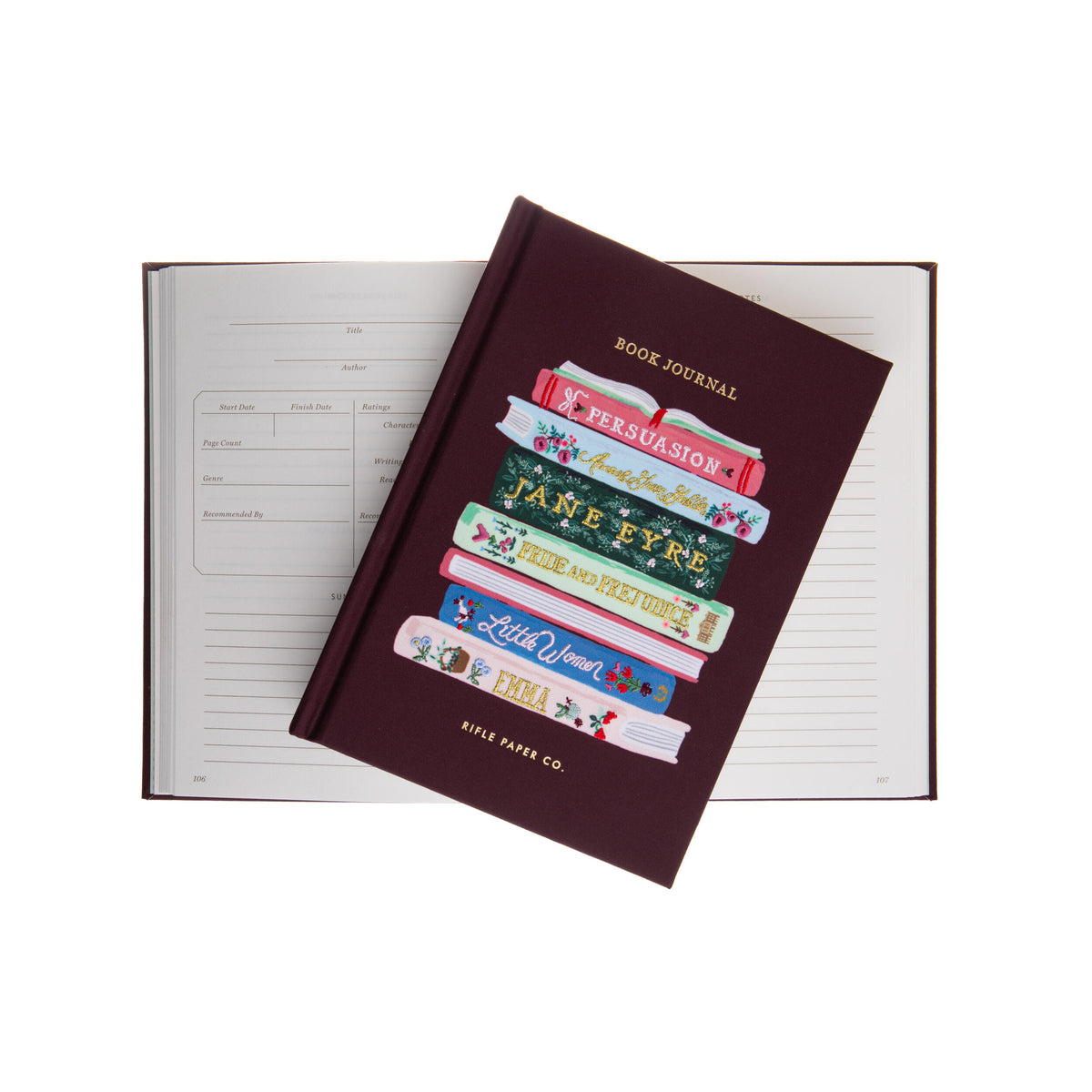 BOOK CLUB EMBROIDERED JOURNAL