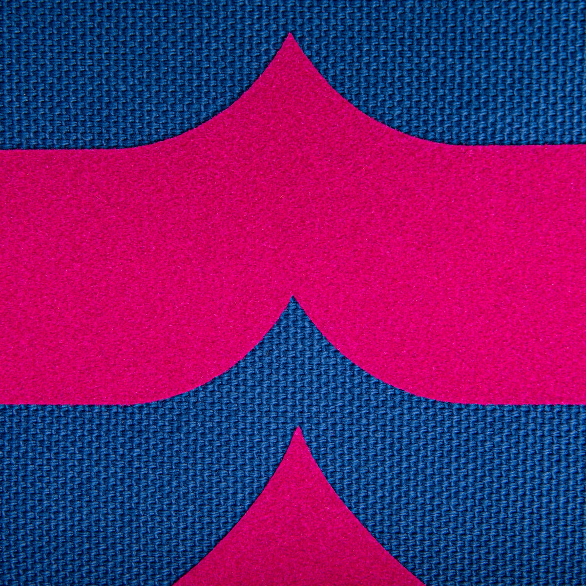 HUNTINGTON H TOTE – SAPPHIRE / HOT PINK