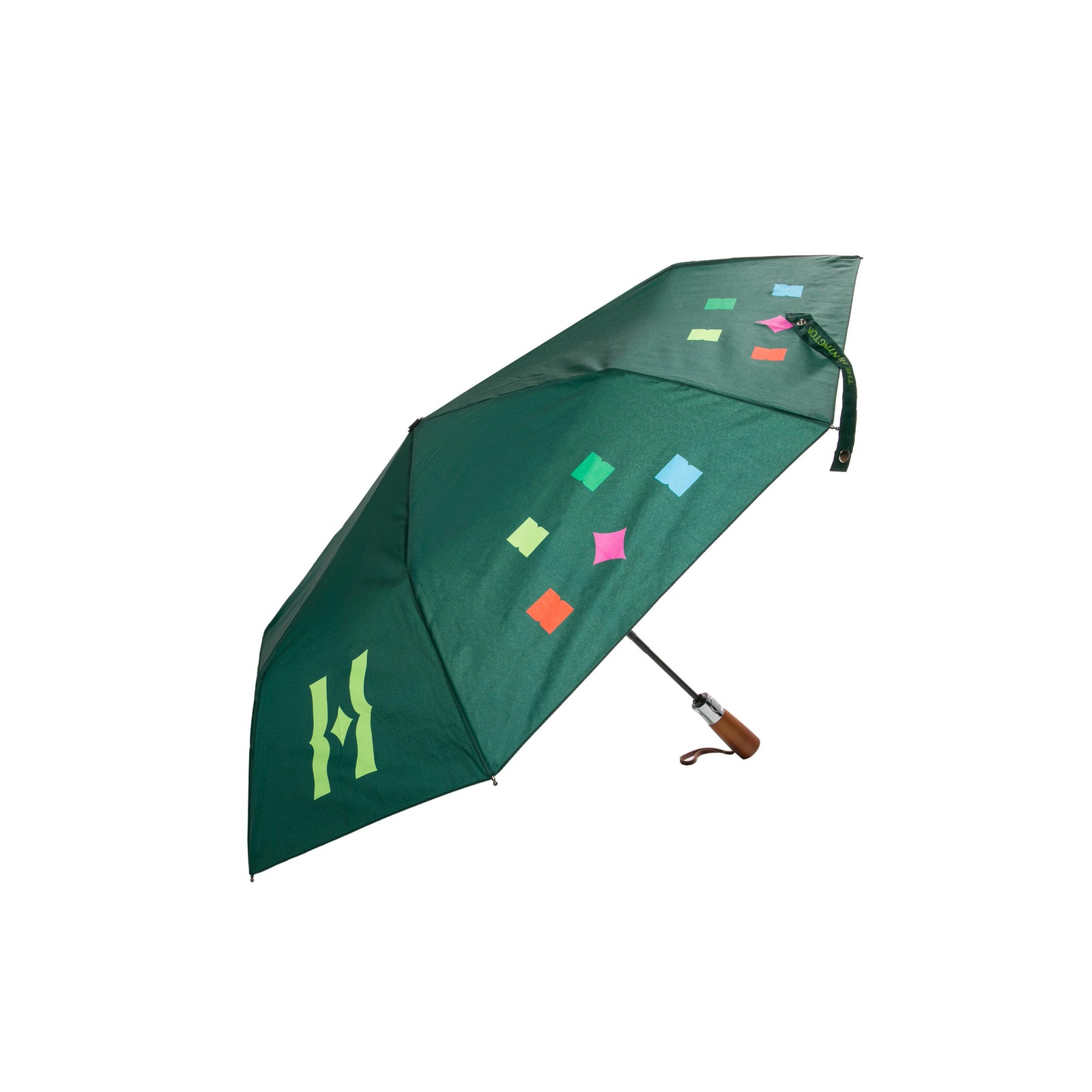 Designed for convenience, this umbrella easily folds down for effortless storage, making it perfect for on-the-go protection. 