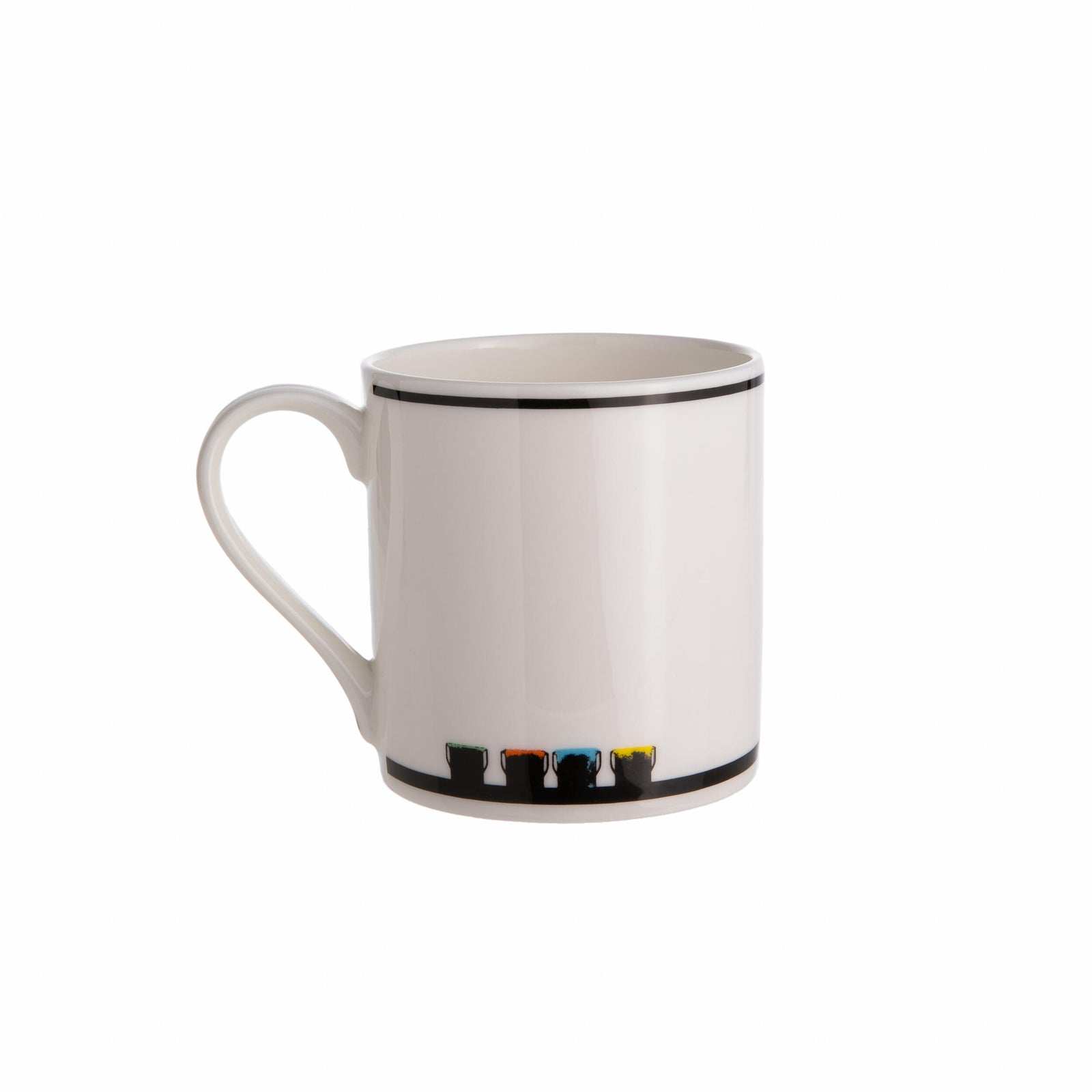 A delightful 10 oz mug is perfect for enjoying your favorite hot beverages, whether it's tea, coffee, or a cozy hot chocolate.