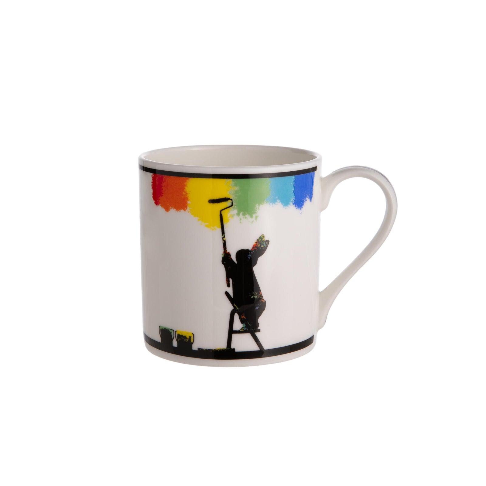 A delightful 10 oz mug is perfect for enjoying your favorite hot beverages, whether it's tea, coffee, or a cozy hot chocolate.