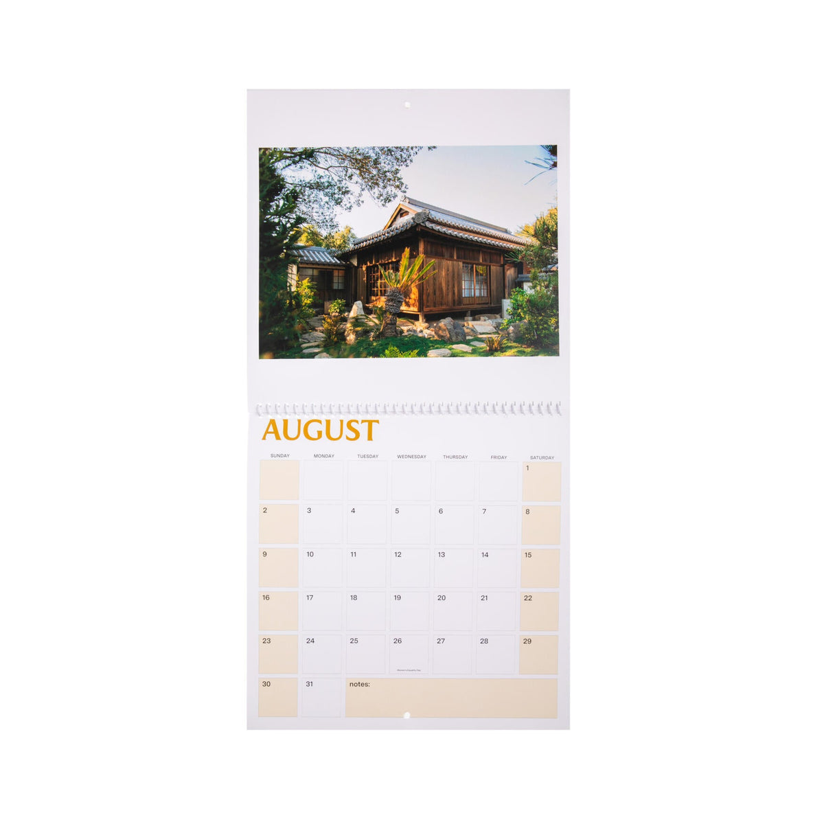 A YEAR IN THE GARDENS 2026 CALENDAR