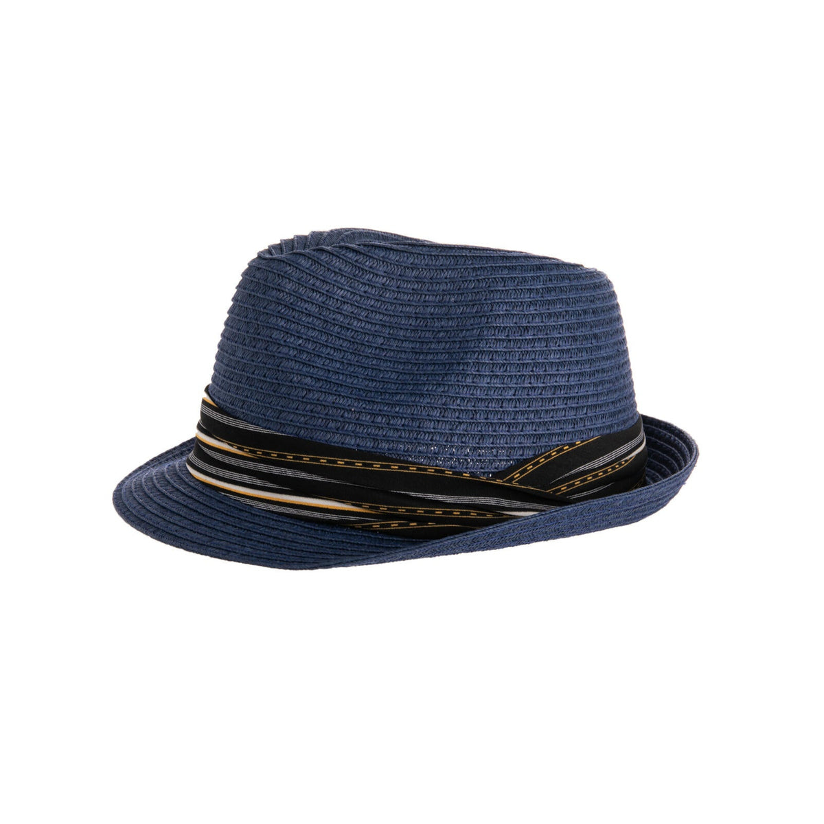 Look stylish whilst keeping the sun at bay with this casual interpretation of a classic Fedora. This lightweight, paper straw woven hat is fully packable - meaning it’s perfect for travel of any kind— you can throw it into your handbag, backpack, or suitcase and it will spring back into shape when you take it out. Features a striped fabric hat band. Unisex Packable Lightweight woven paper straw Excellent sun protection