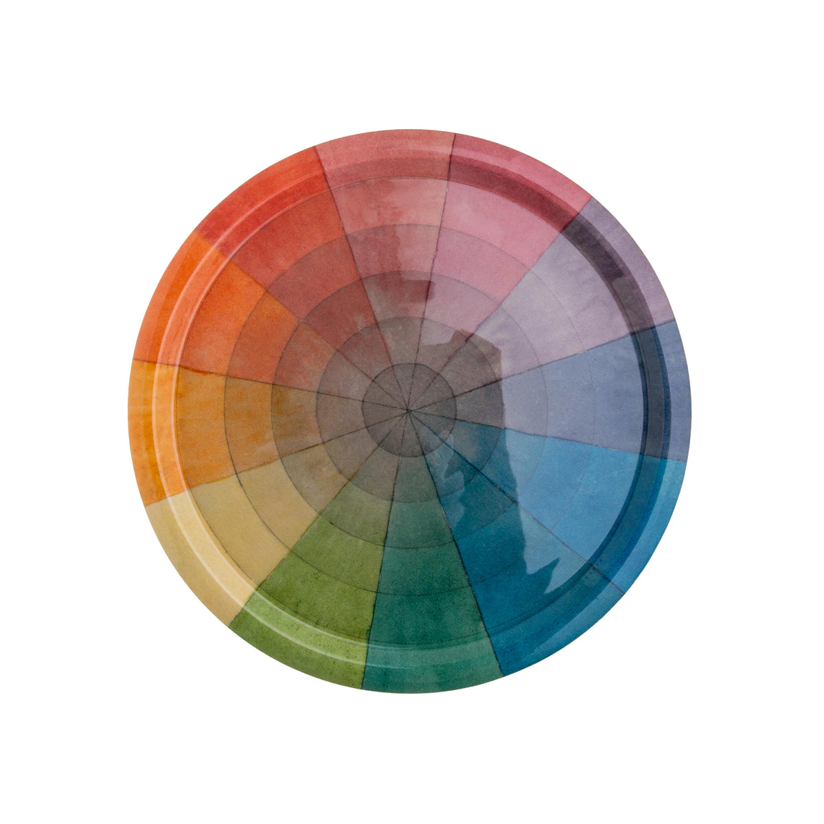 PHILIPP OTTO RUNGE COLOR WHEEL ENAMEL TRAY