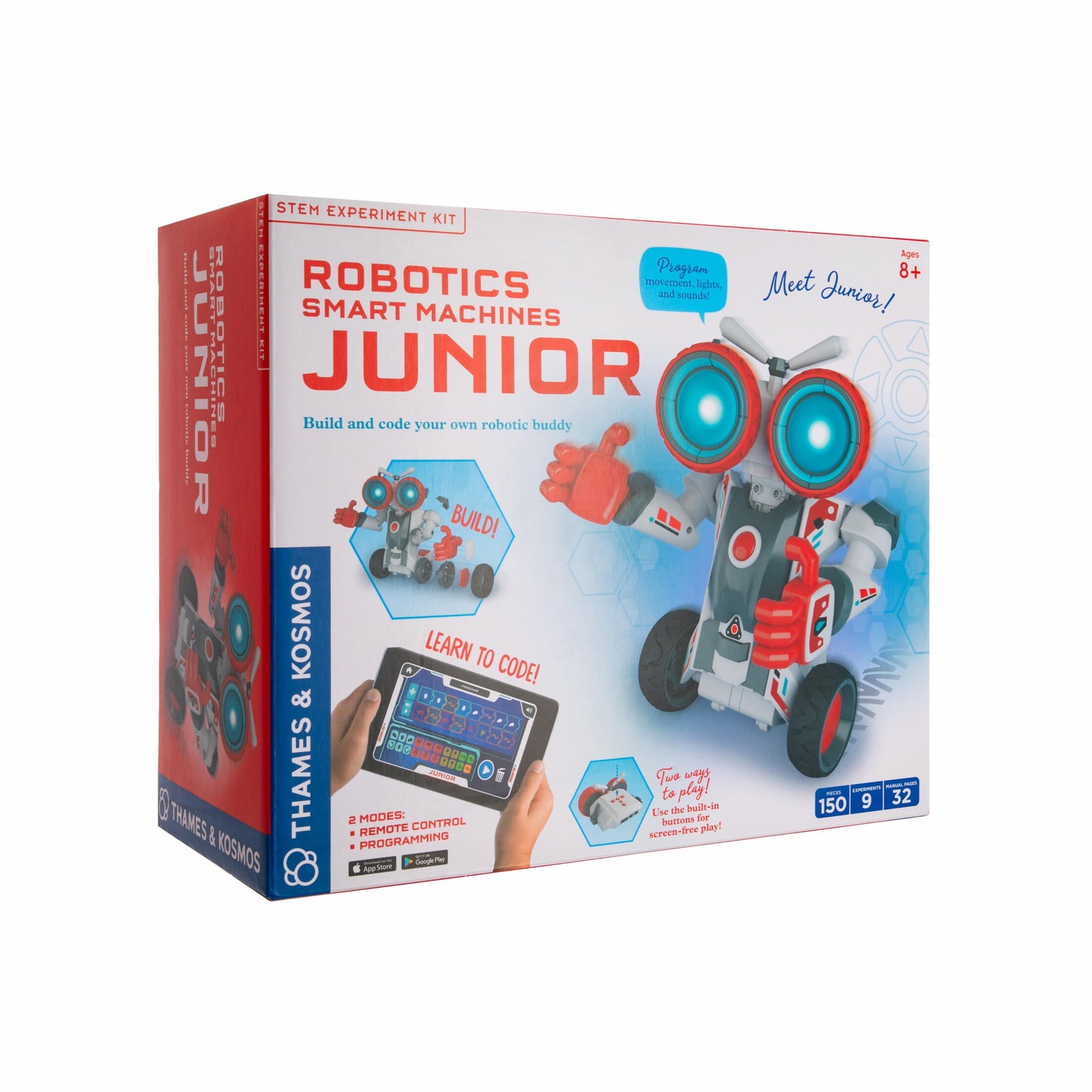 Box for Robotics Smart Machines Junior educational toy on a white background