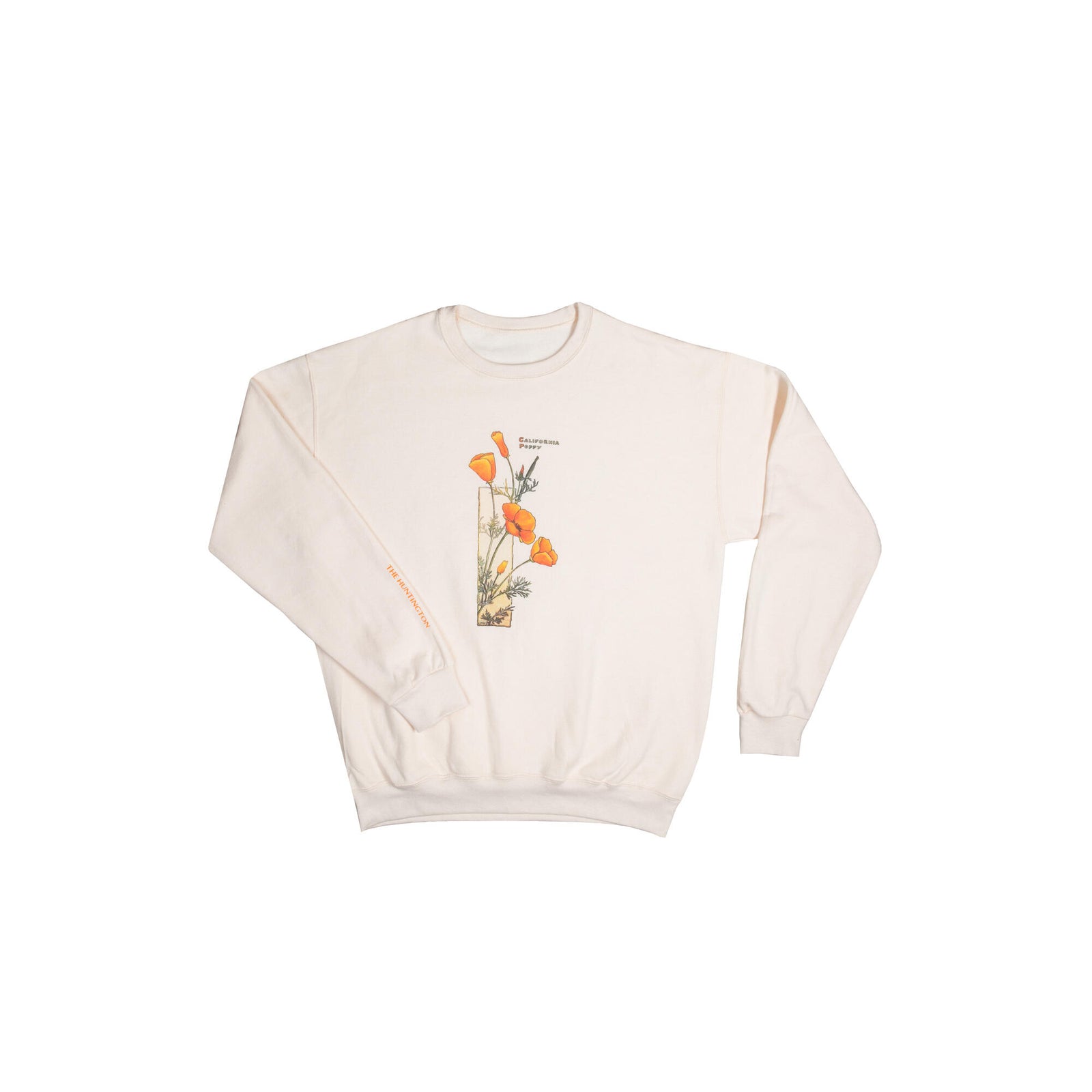 Made with a perfect blend of cotton and fuzzy polyester, this California Poppy sweatshirt is a perfect cozy gift for any California resident or flower-lover. The sweatshirt features California Poppy (ca.1905) by artist Elisabeth M. Hallowell (American, 1861 - 1910). 
