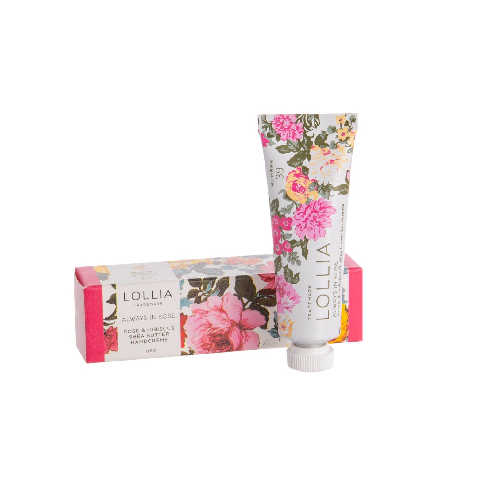 This luxurious Always in Rose petite treat hand creme is brimming with moisture-rich extracts and is just the right size to tuck away when you’re on the go. Soothing Macadamia Nut and Avocado Oils are blended to comfort skin as hydrating extracts of Aloe and Shea Butter lightly moisturize.