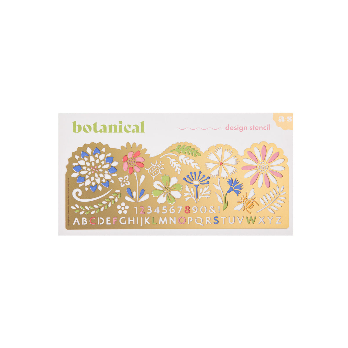 BOTANICAL BRASS STENCIL