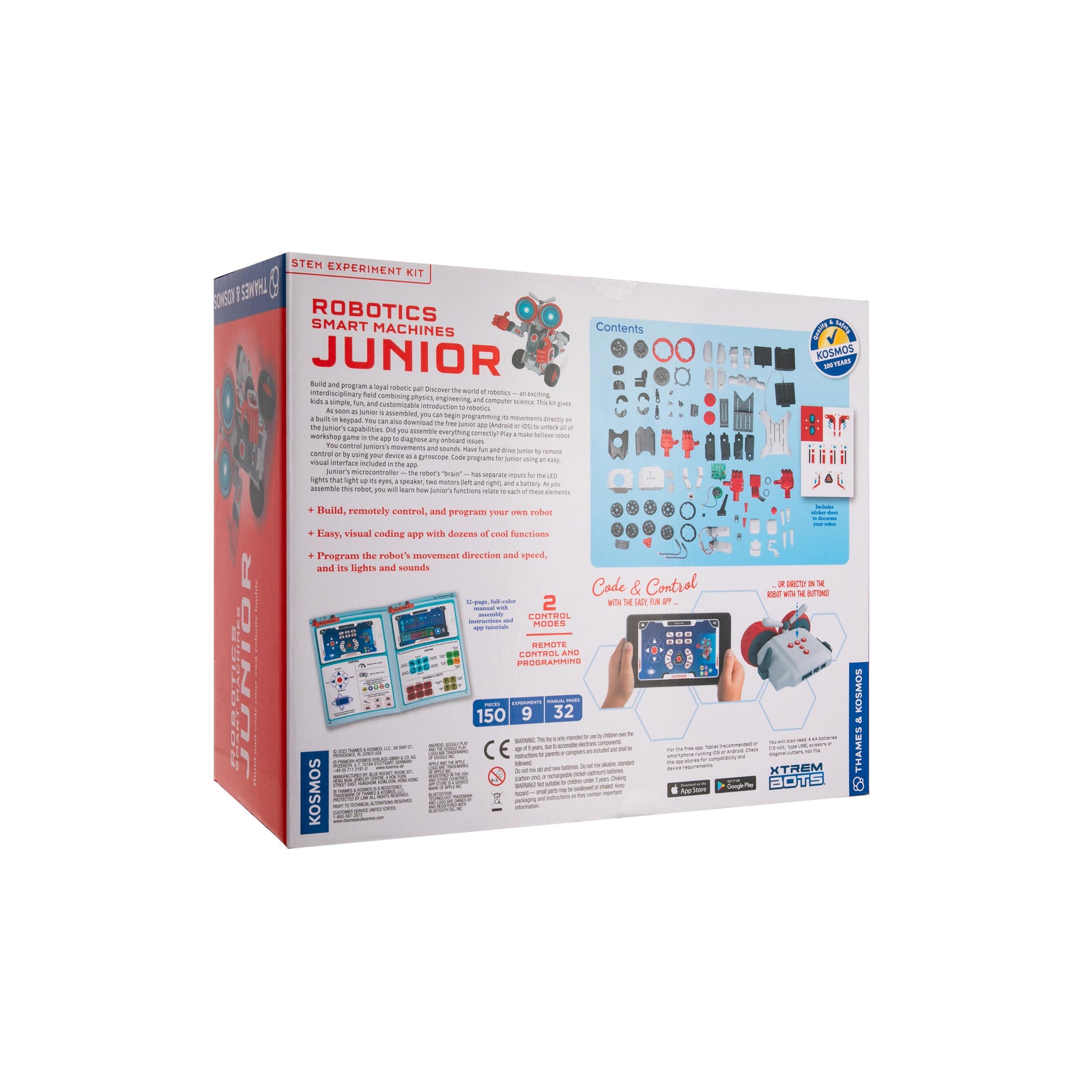 Box for Robotics Smart Machines Junior educational toy on a white background