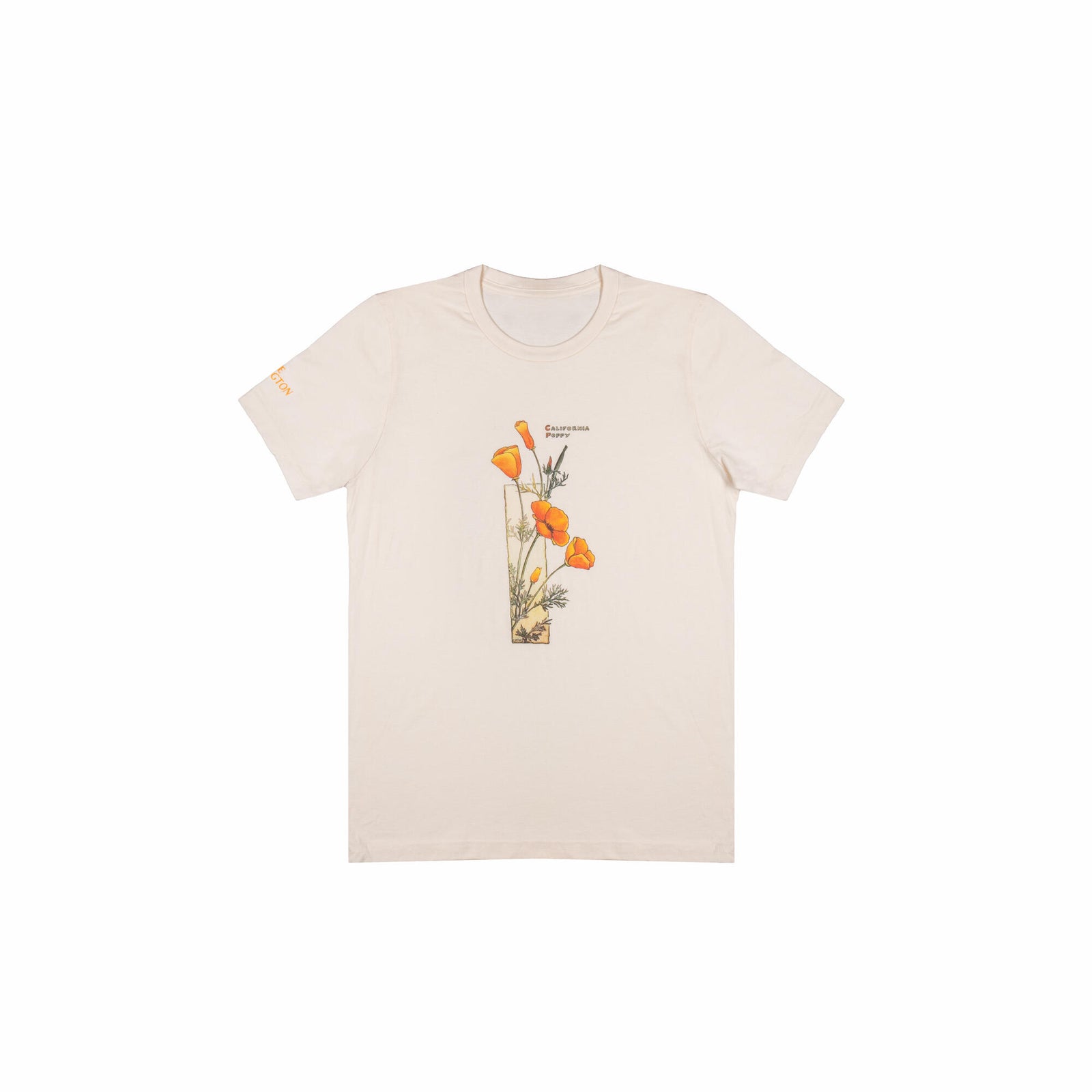 Made with soft ring-spun cotton, this California Poppy T-shirt is a perfect cozy gift for any California resident or flower-lover.