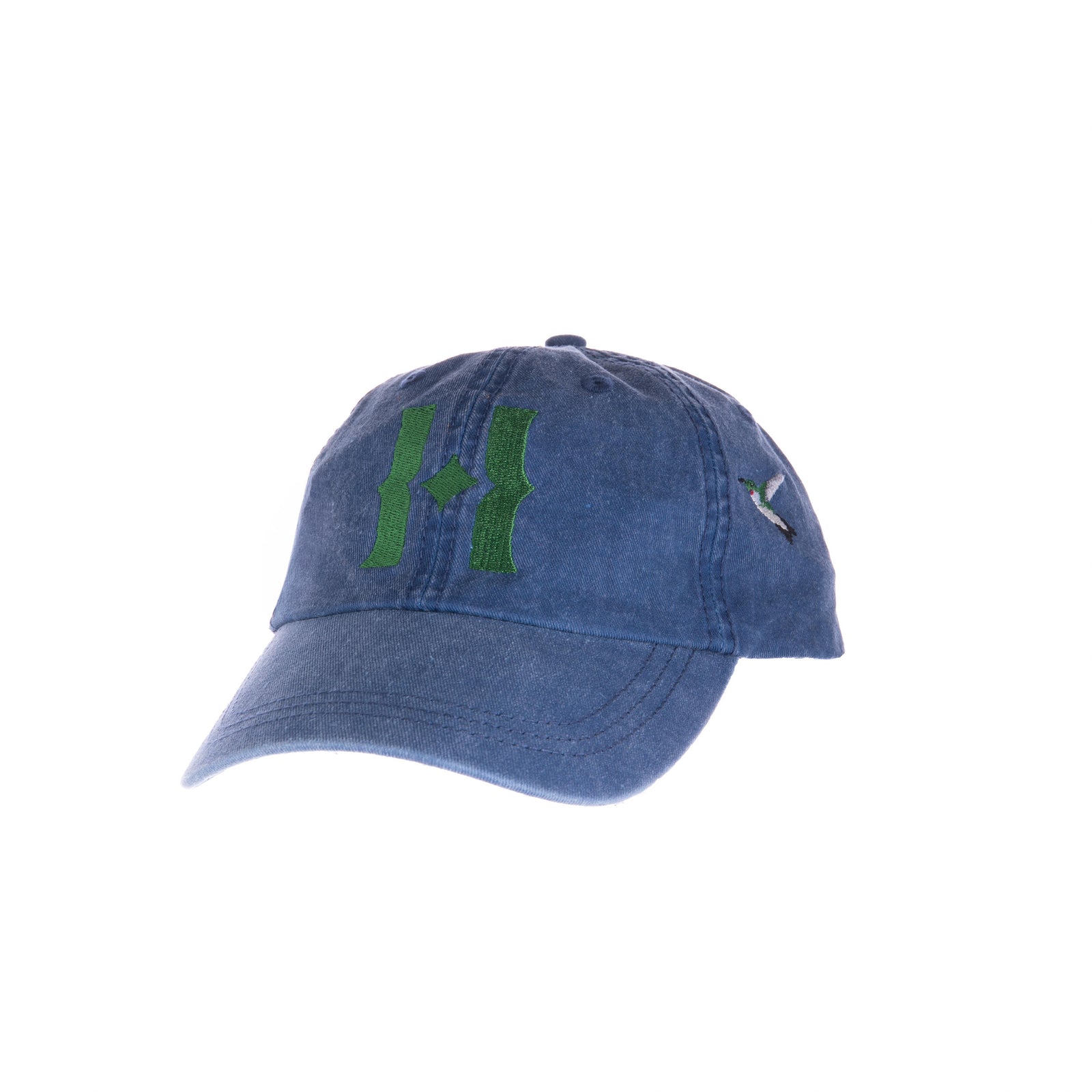 This cap features our new “H” monogram embroidered in vibrant colors on the front, a beautiful hummingbird on the side, and our new wordmark on the back.