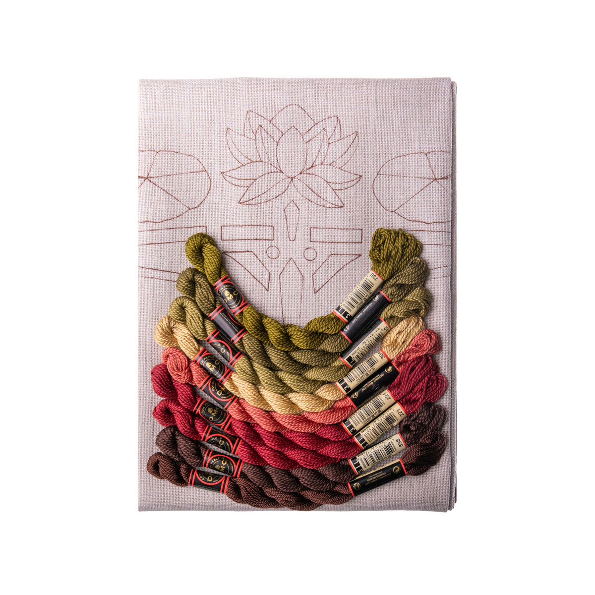 WATER LILY TABLE SCARF EMBROIDERY KIT