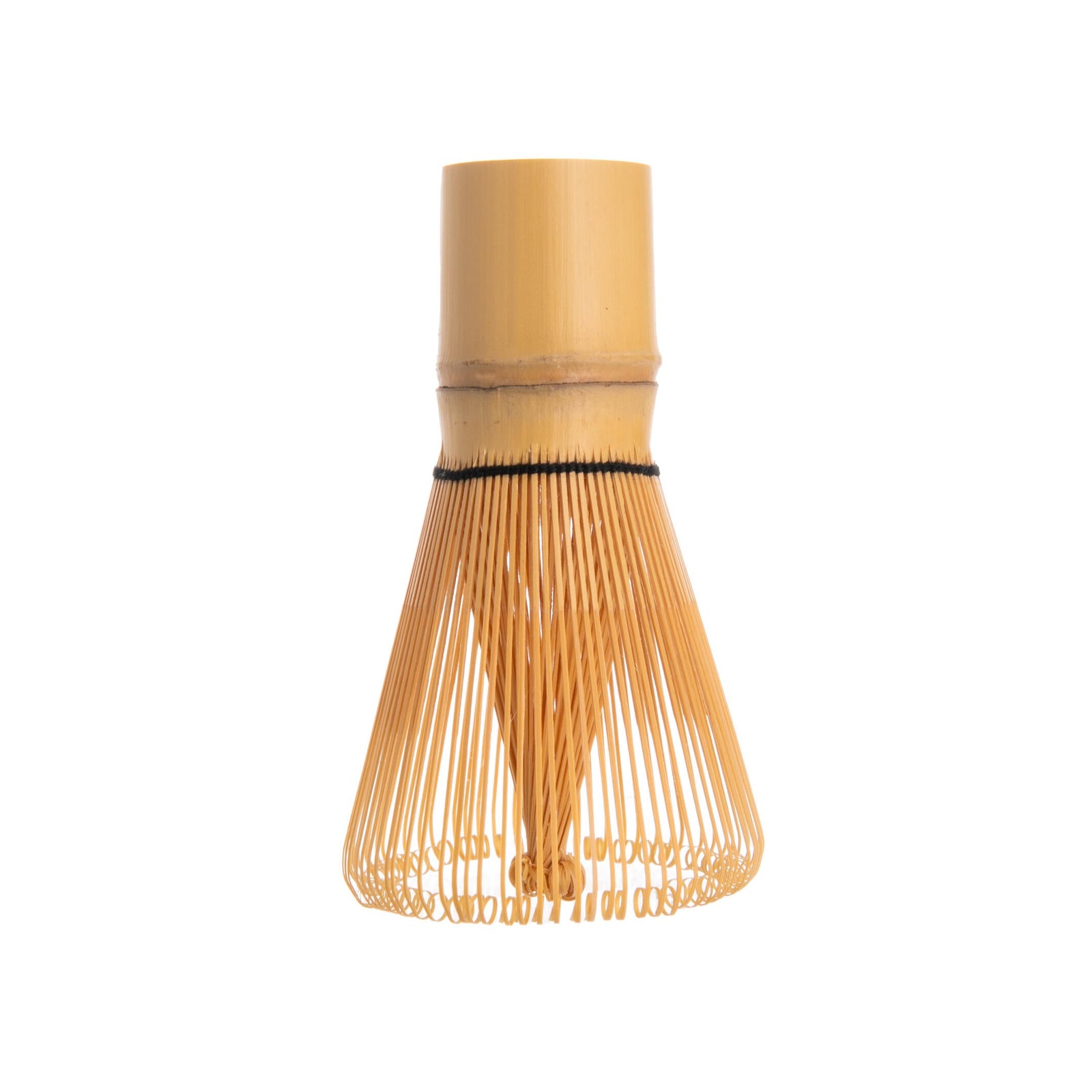 Bamboo whisk on a white background