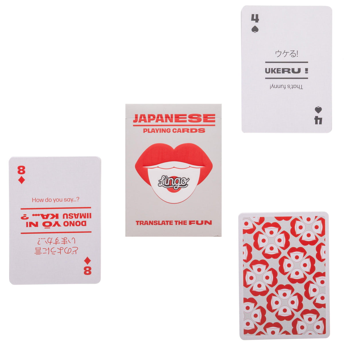 JAPANESE/ENGLISH PLAYING CARDS