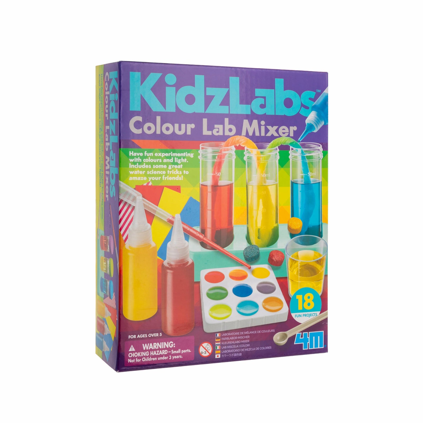 Box of KidzLabs Colour Lab Mixer on a white background