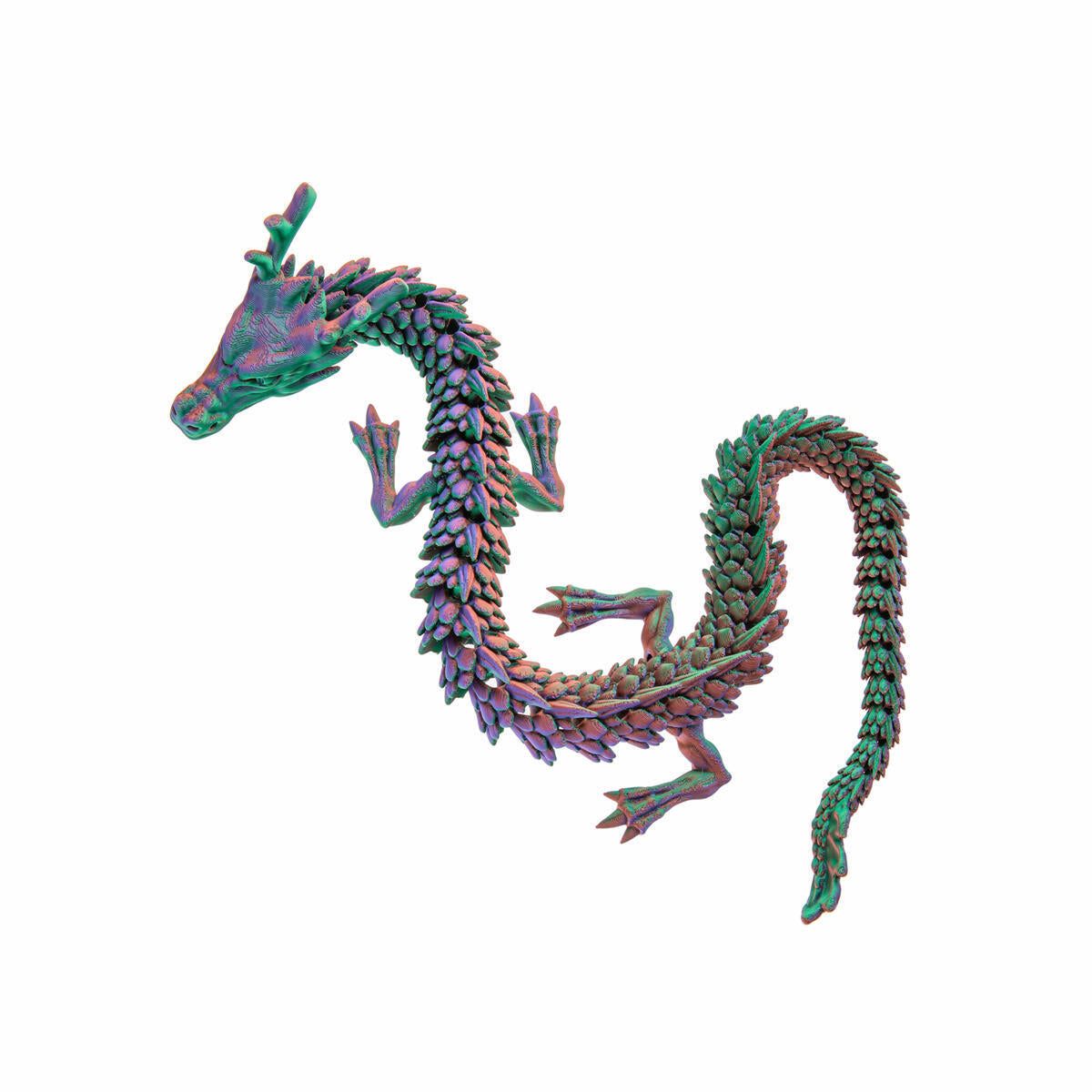 Experience the enchantment of our Serpentara Dragon Figure, meticulously crafted with intricate details and flexible joints for dynamic posing. 