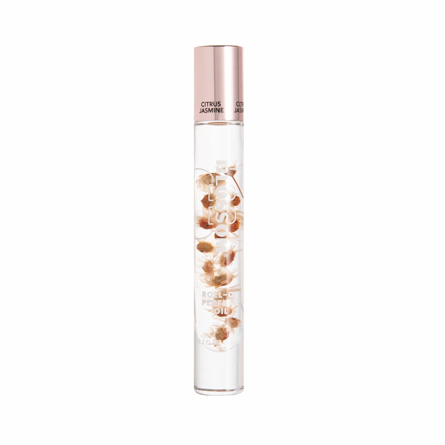 Sophisticated and layered, this carefully crafted perfume oil is made with natural ingredients and essential oils for a long-lasting scent. Notes of jasmine and citrus combine for a deep and alluring scent which is wonderfully fresh and wearable. This perfume oil is infused with real, natural-dried flowers and blended with nurturing Jojoba seed oil.