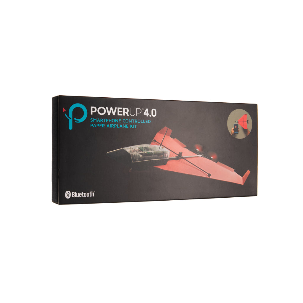 Introducing the next generation of paper airplane model kits! This fun and educational model kit can be controlled using your smartphone. The plane’s Bluetooth module connects to your phone so that you can pilot it from the palm of your hand. An on-board computer recalibrates for flying during inclement weather, and a carbon-fiber body with nylon nose means that the key parts of the aircraft are durable for many hours of flying fun! Bluetooth enabled with range of up to 230 feet Smartphone controlled.