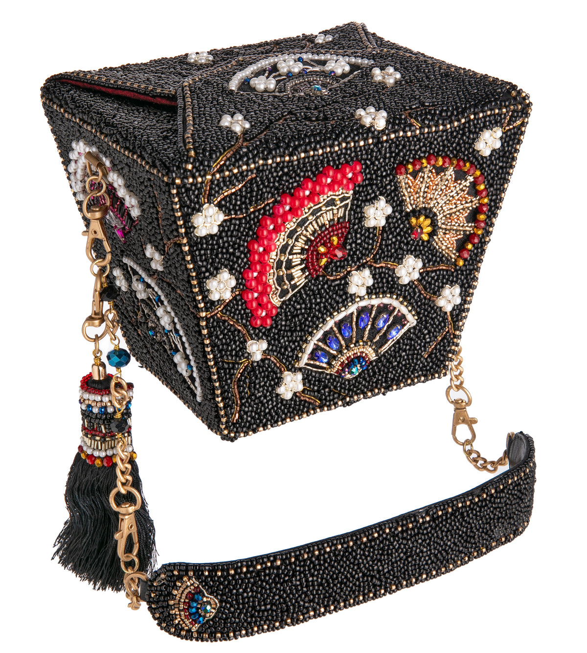 FANFARE BEADED BOX PURSE