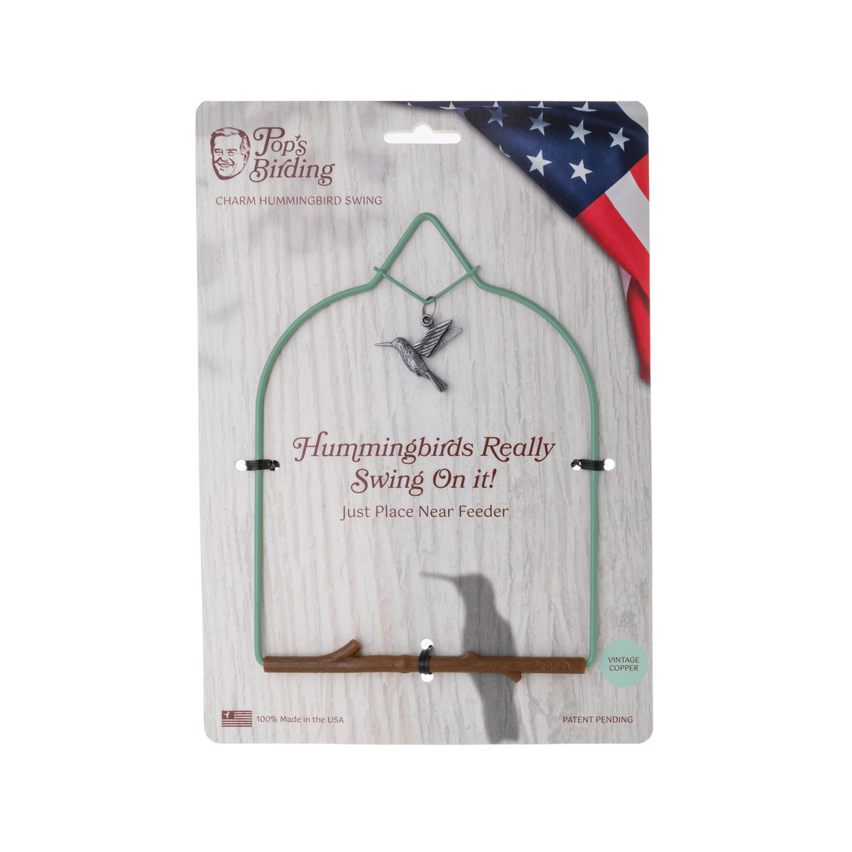 HUMMINGBIRD CHARM BIRD SWING