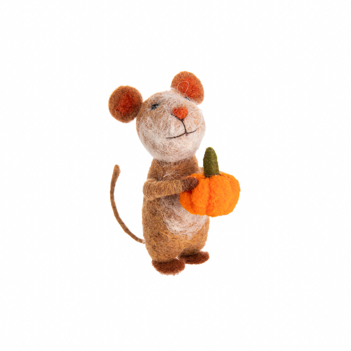 FALL FELT MOUSE ORNAMENT