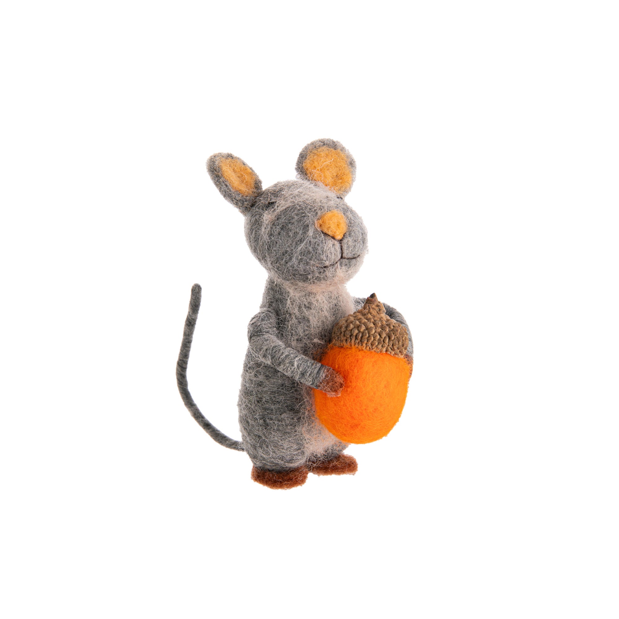 FALL FELT MOUSE ORNAMENT