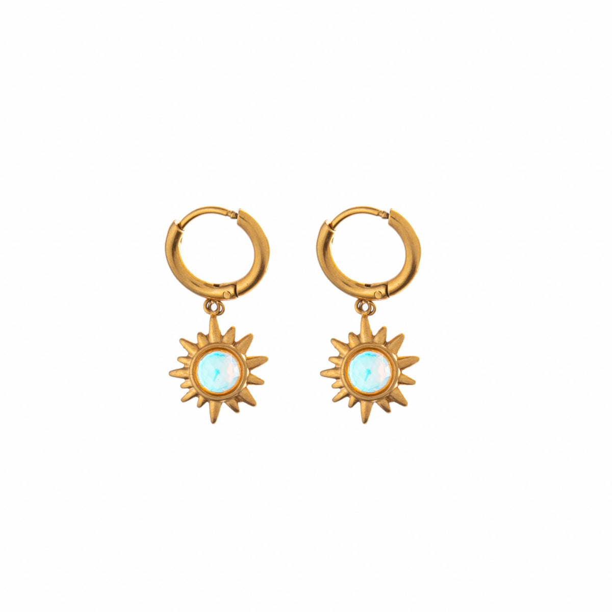 SUNBURST CRYSTAL EARRINGS