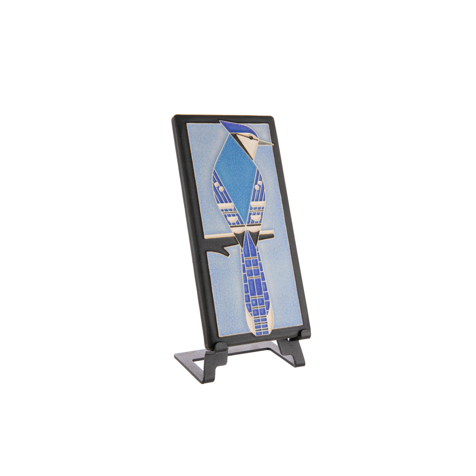 Mid-century modern meets Motawi mastery in these tiles based on the work of celebrated wildlife artist Charley Harper (1922-2007), a self-described "minimal realist."