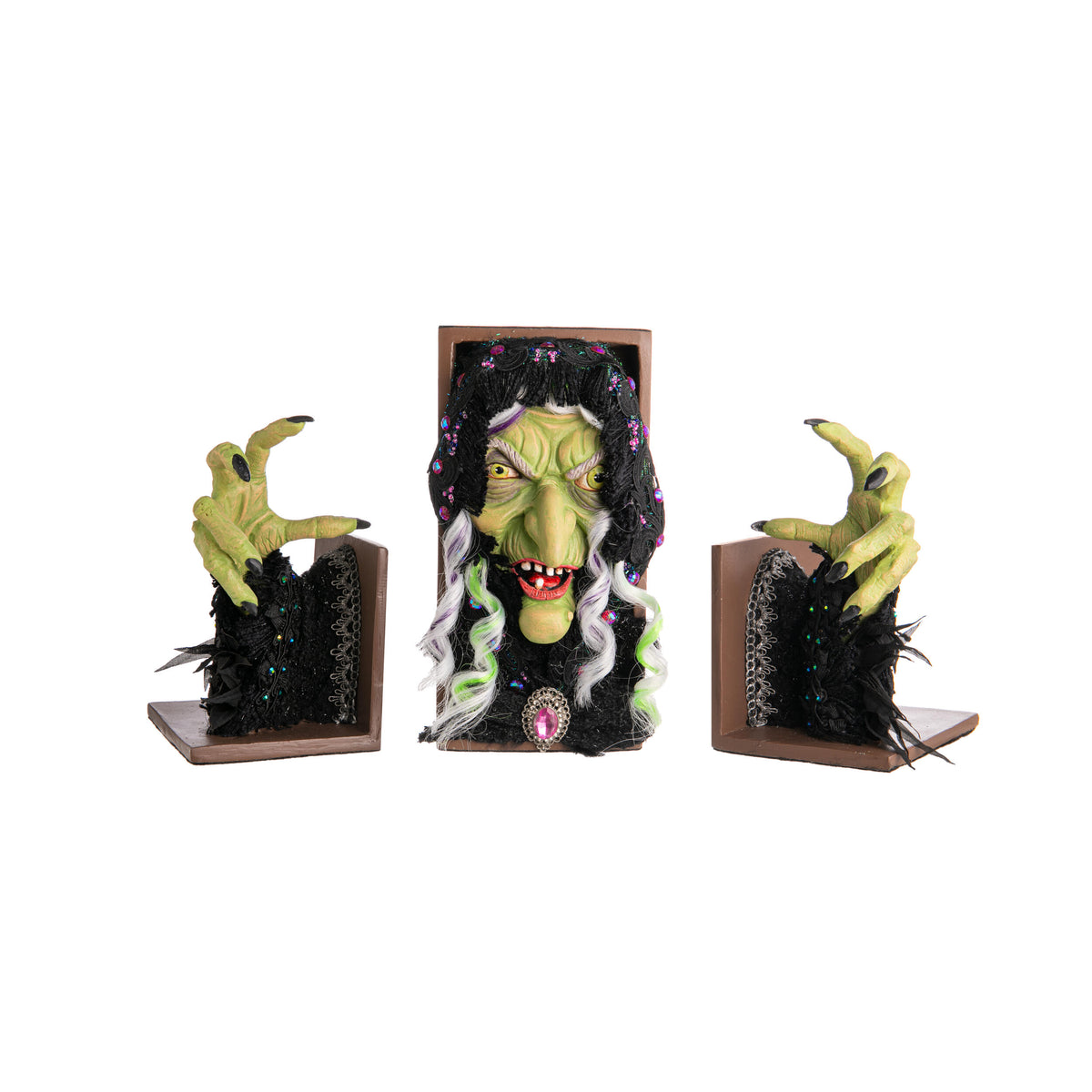 GRIZELDA WITCH BOOKENDS