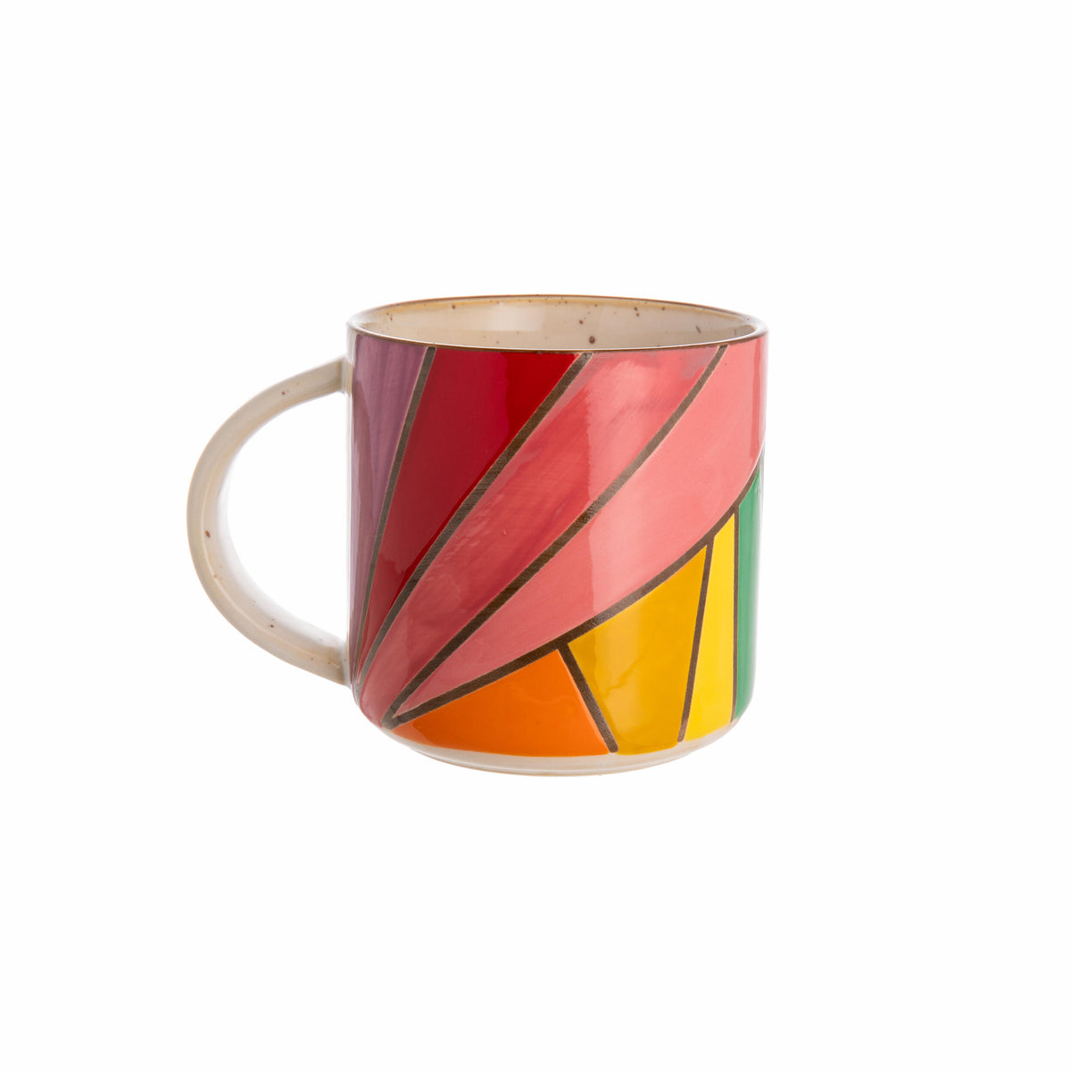 GEOMETRIC COLOR SPECTRUM MUG