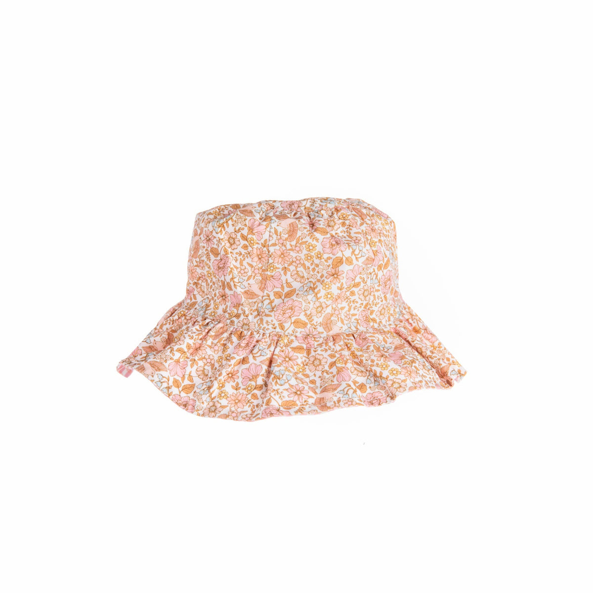FLORAL PRINT FLOPPY HAT