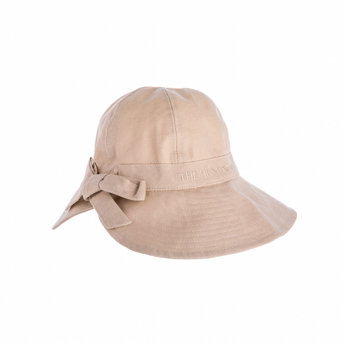 THE HUNTINGTON BOW TRIM BUCKET HAT