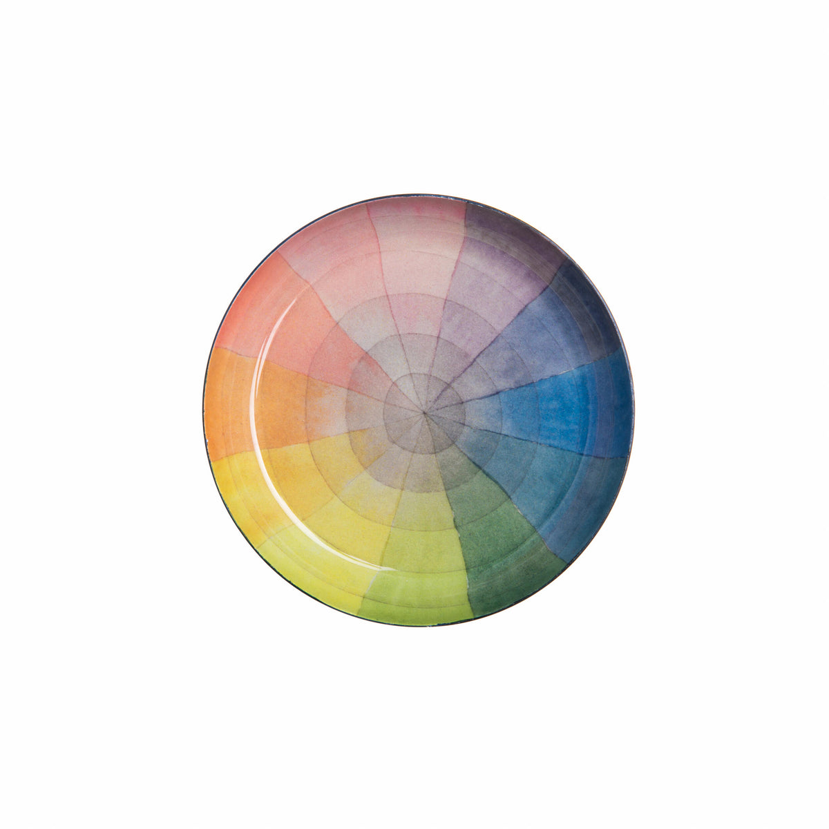 PHILIPP OTTO RUNGE COLOR WHEEL ENAMEL TRAY