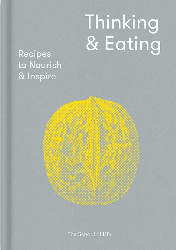 A cookbook exploring the psychology of food and how to eat to nourish the mind and body. With over 150 recipes, Thinking & Eating shows us how ingredients and dishes can support certain ideas, emotions, and states of mind. Includes "Conversation Menus" that prompt conversations for eating with friends. Hardcover.