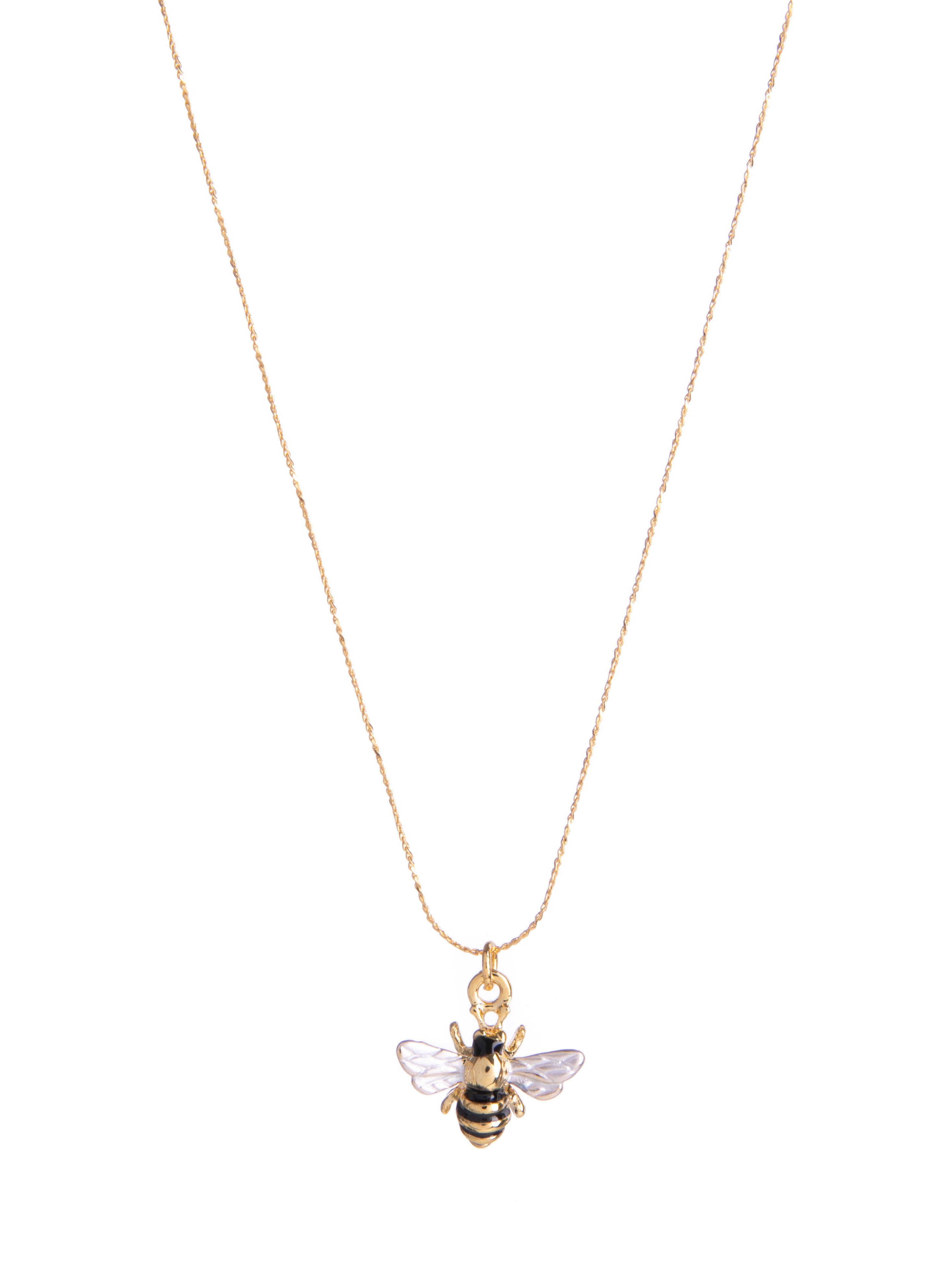 Crystal Bumble Bee Necklace – LAONATO