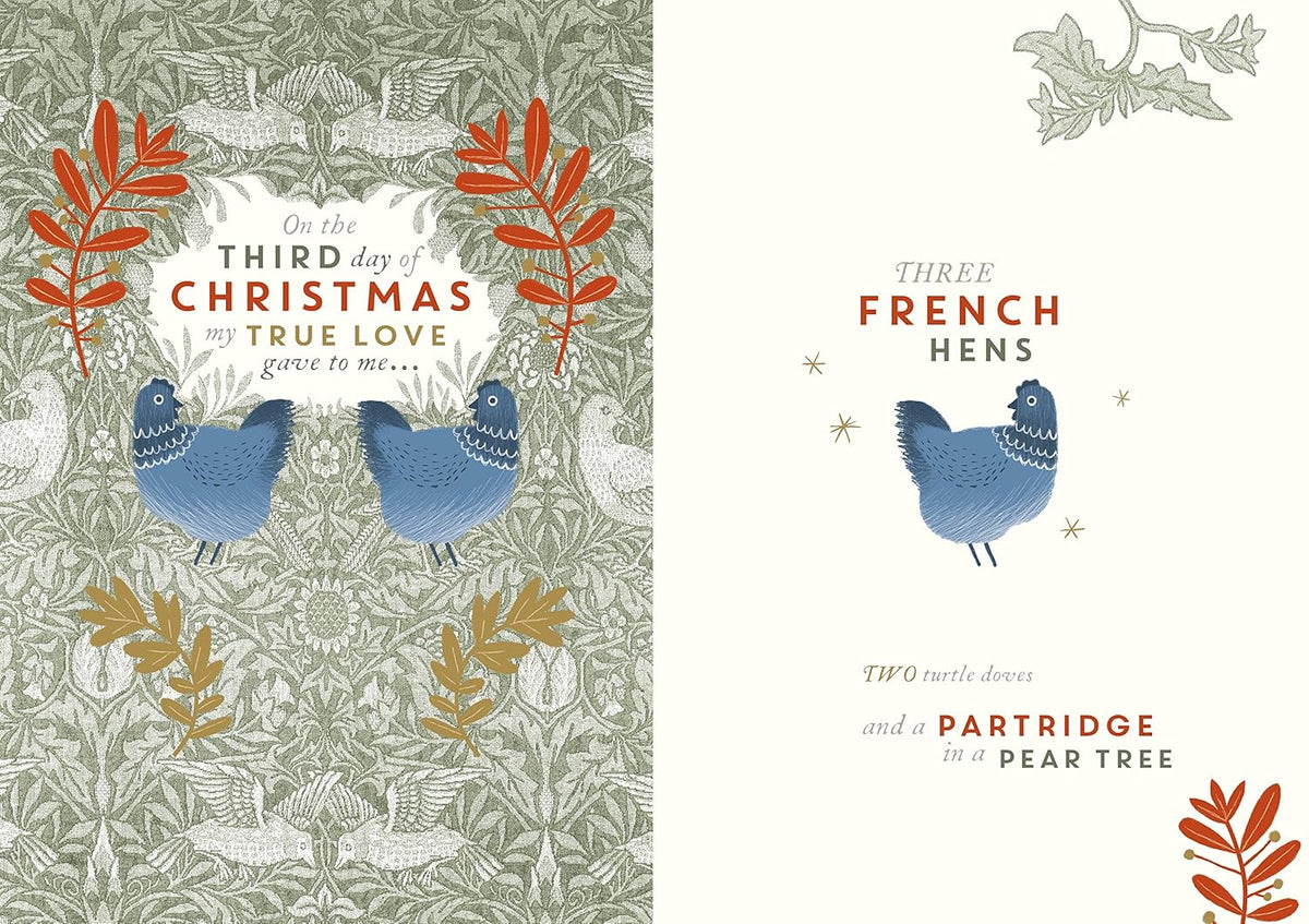 THE TWELVE DAYS OF CHRISTMAS - WILLIAM MORRIS