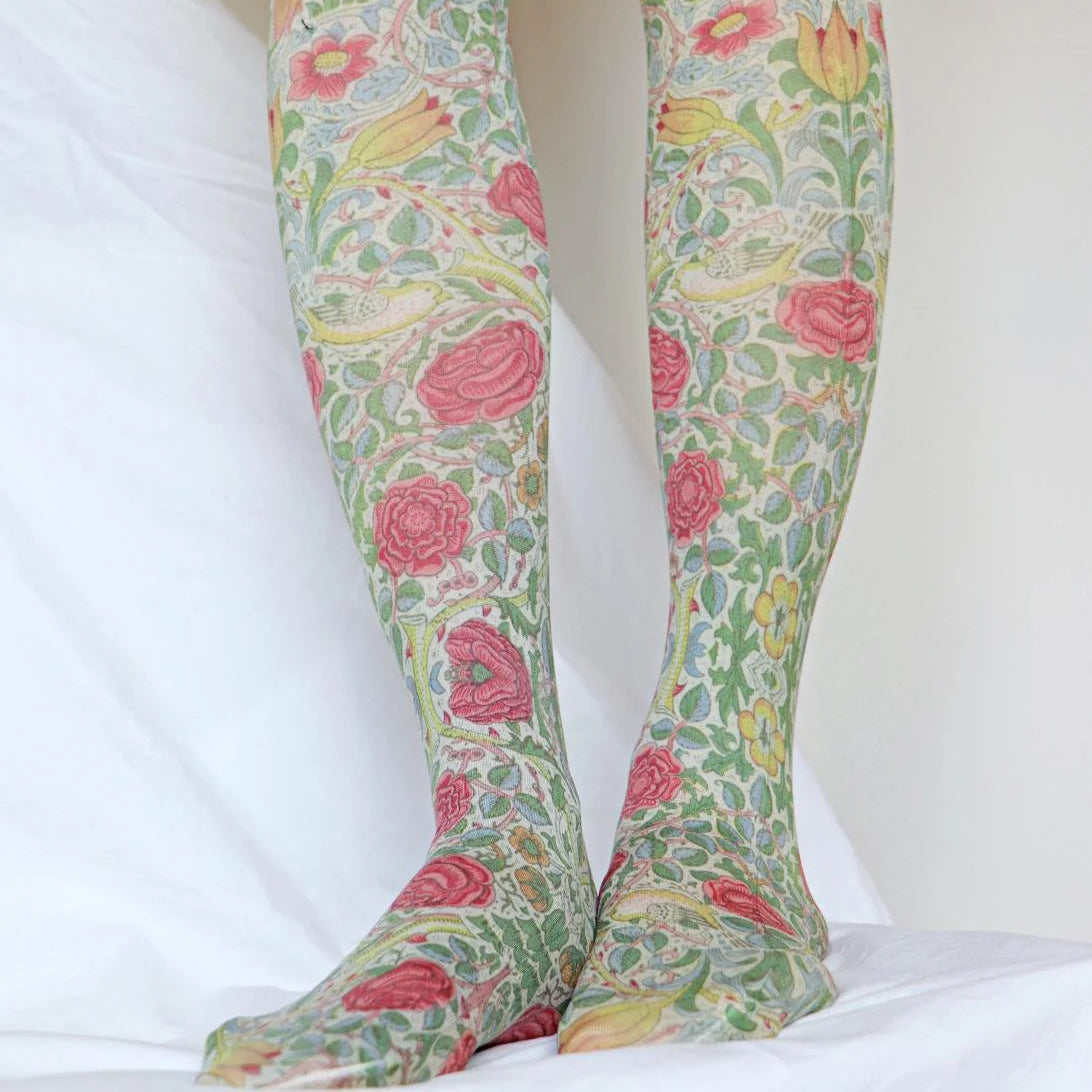 WILLIAM MORRIS ROSE TIGHTS