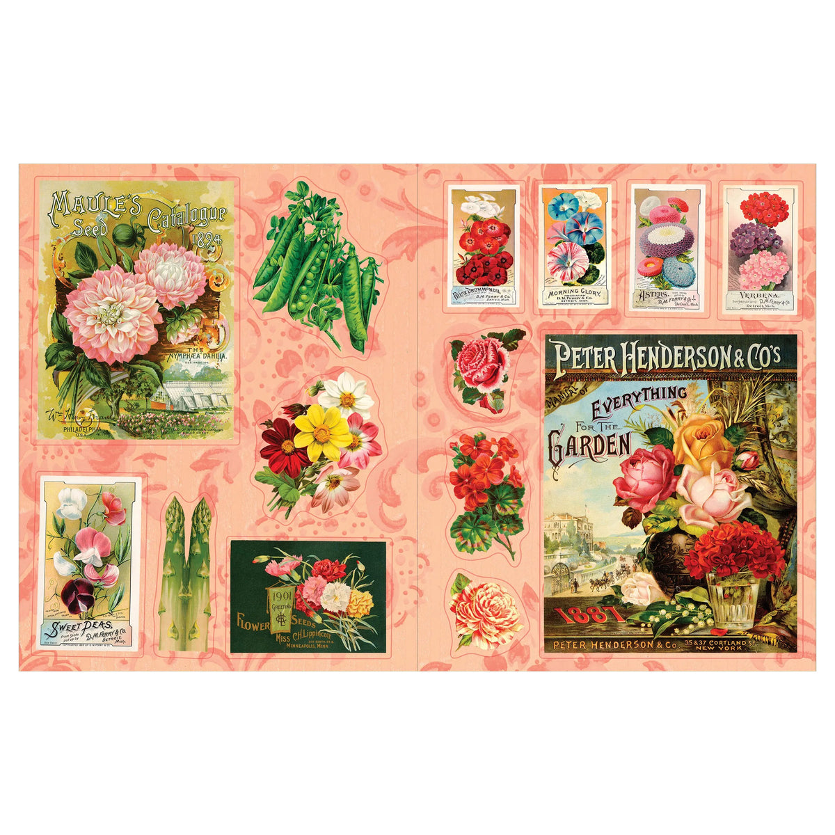 CYNTHIA HART'S VICTORIANA GARDEN DELIGHTS: THE STICKER BOOK
