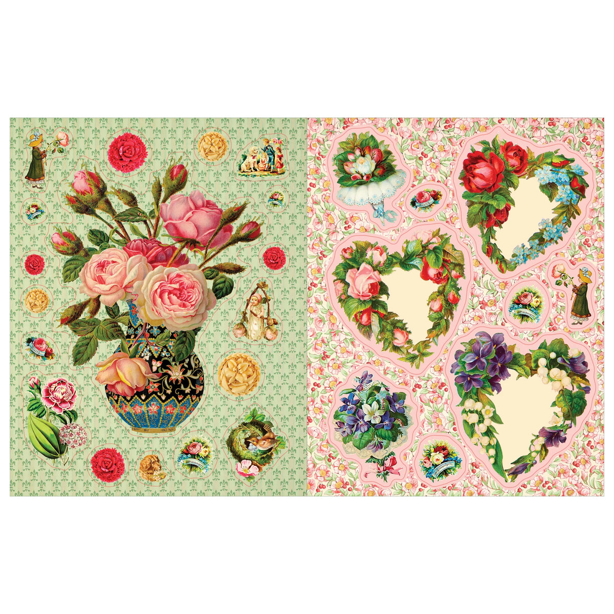 CYNTHIA HART'S VICTORIANA GARDEN DELIGHTS: THE STICKER BOOK