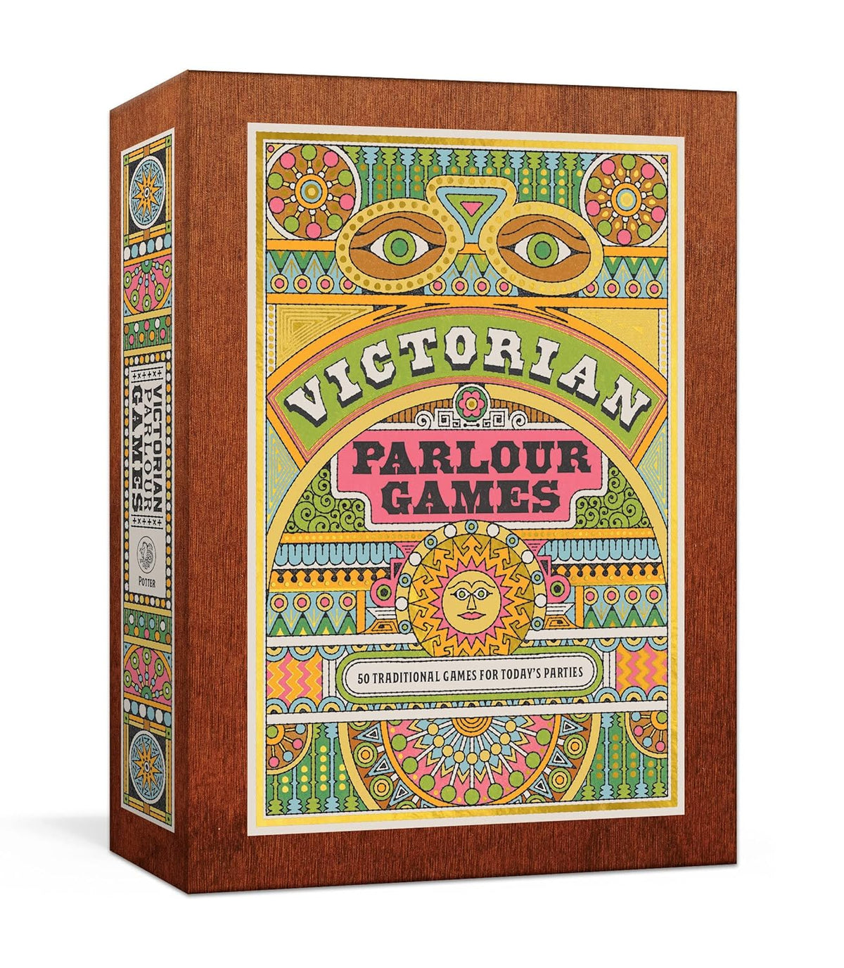Have a seat in the parlour and spend a rollicking evening with this elegant box of 50 Victorian-era entertainments. Deal yourself in for a good time as you choose from a selection of games enjoyed in many a Victorian parlour. Compendium of 50 Victorian-era card games. Box dimensions: 7&quot; x 5.5&quot; x 1.5&quot;.