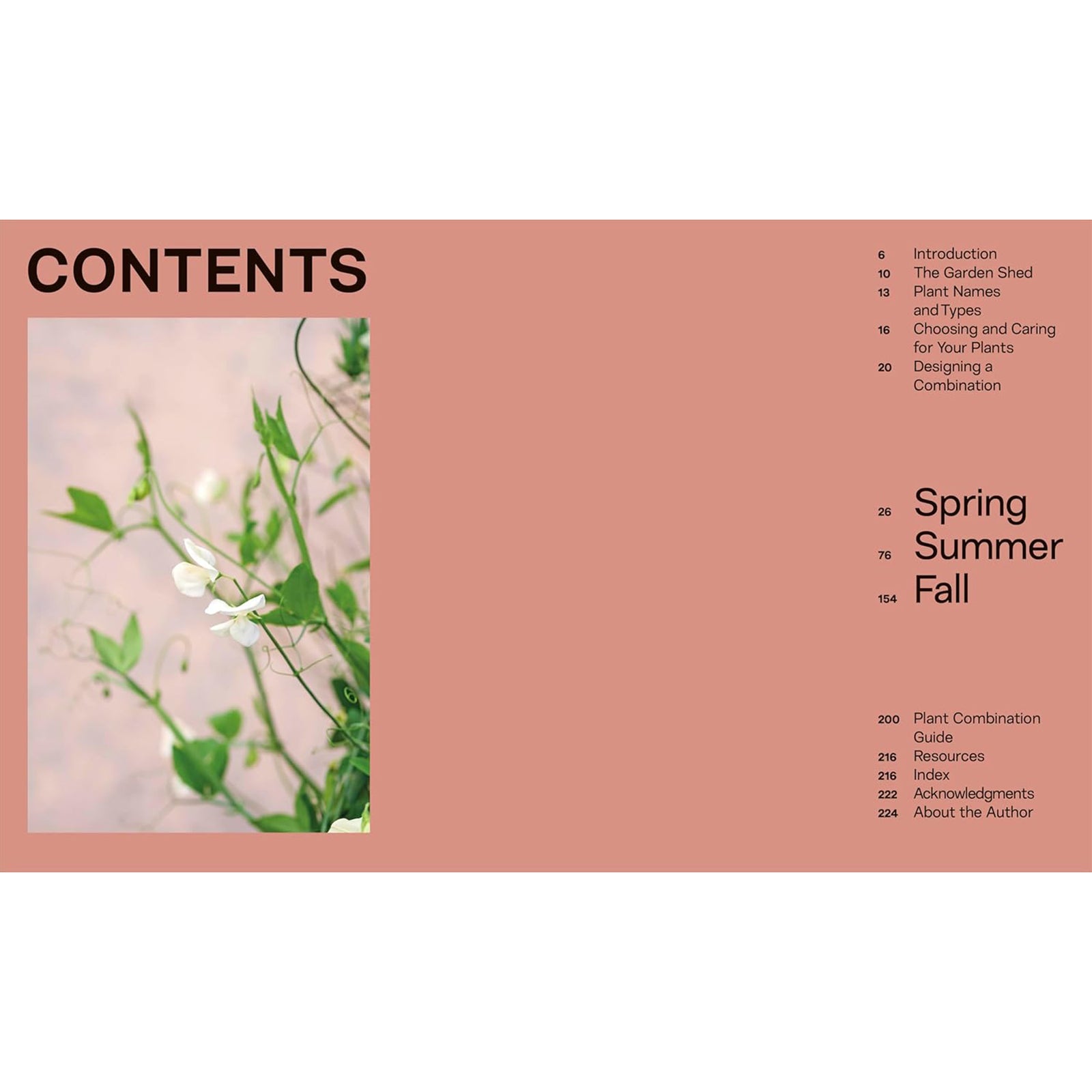 Book cover of 'What Grows Together' with images of plants on a green background