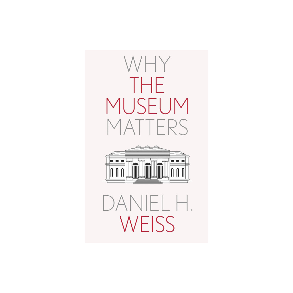 Book cover of 'Why the Museum Matters' by Daniel H. Weiss with a minimalistic design.