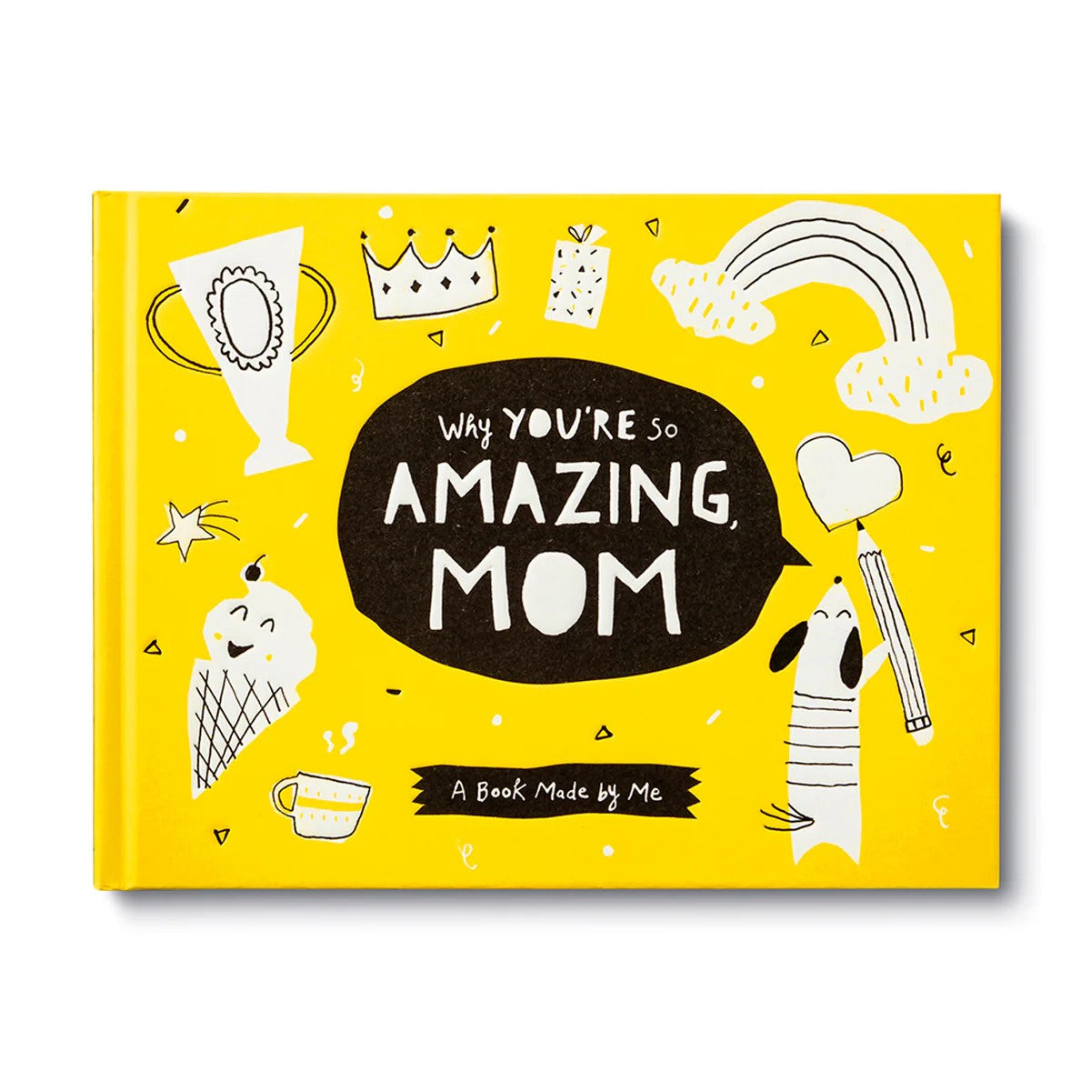 Mom is so amazing there’s enough to write a whole book about her! Help a child do just that with the creative, kid-friendly prompts inside this bright book. The pages are ready to be filled in with personal stories and hand-drawn pictures to make a gift as special as Mom. A perfect way for kids ages 4 to 8 to show their appreciation for Mom. 